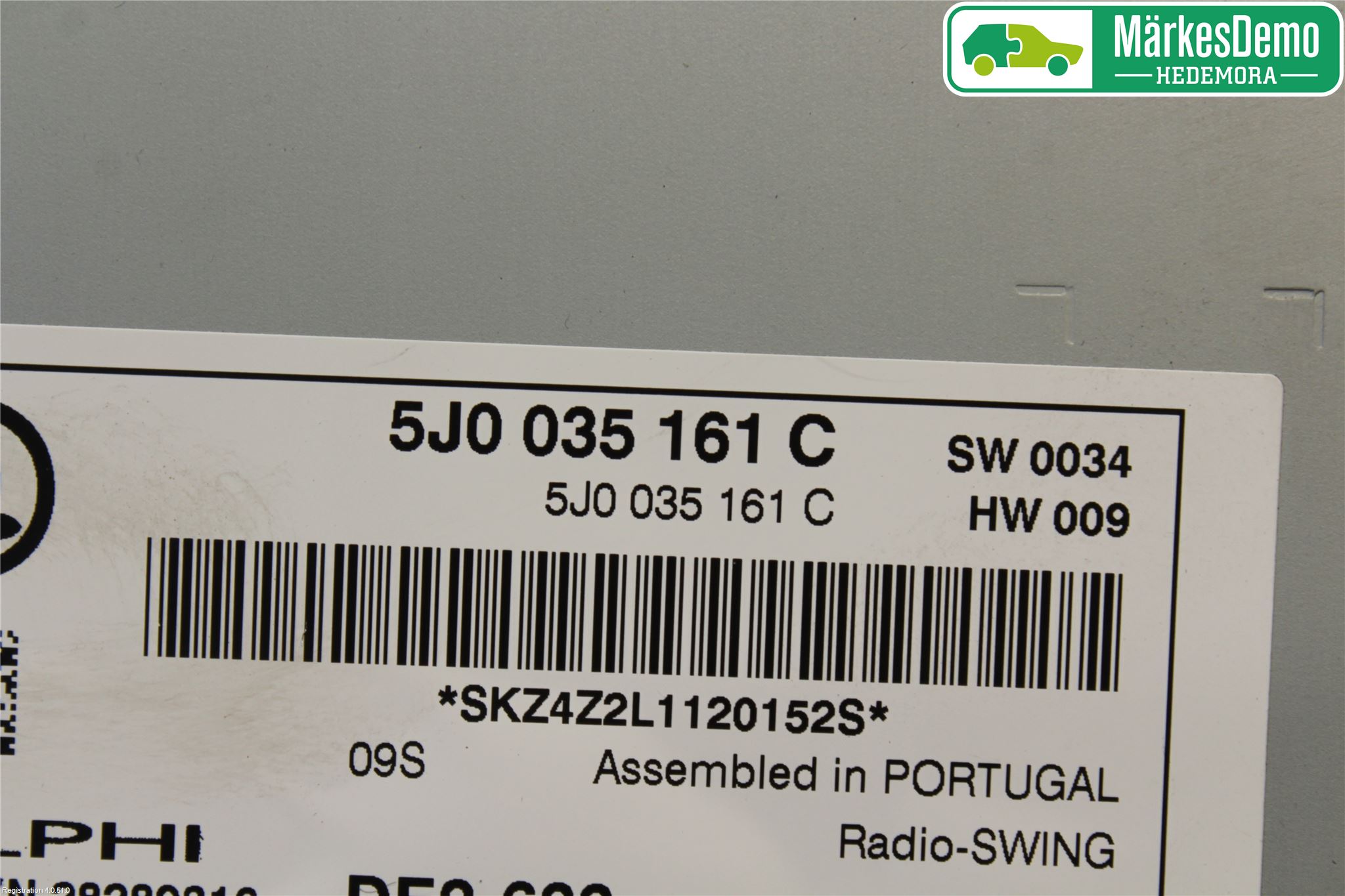Skoda FABIA 07-14 Stereo Radio Med Cd