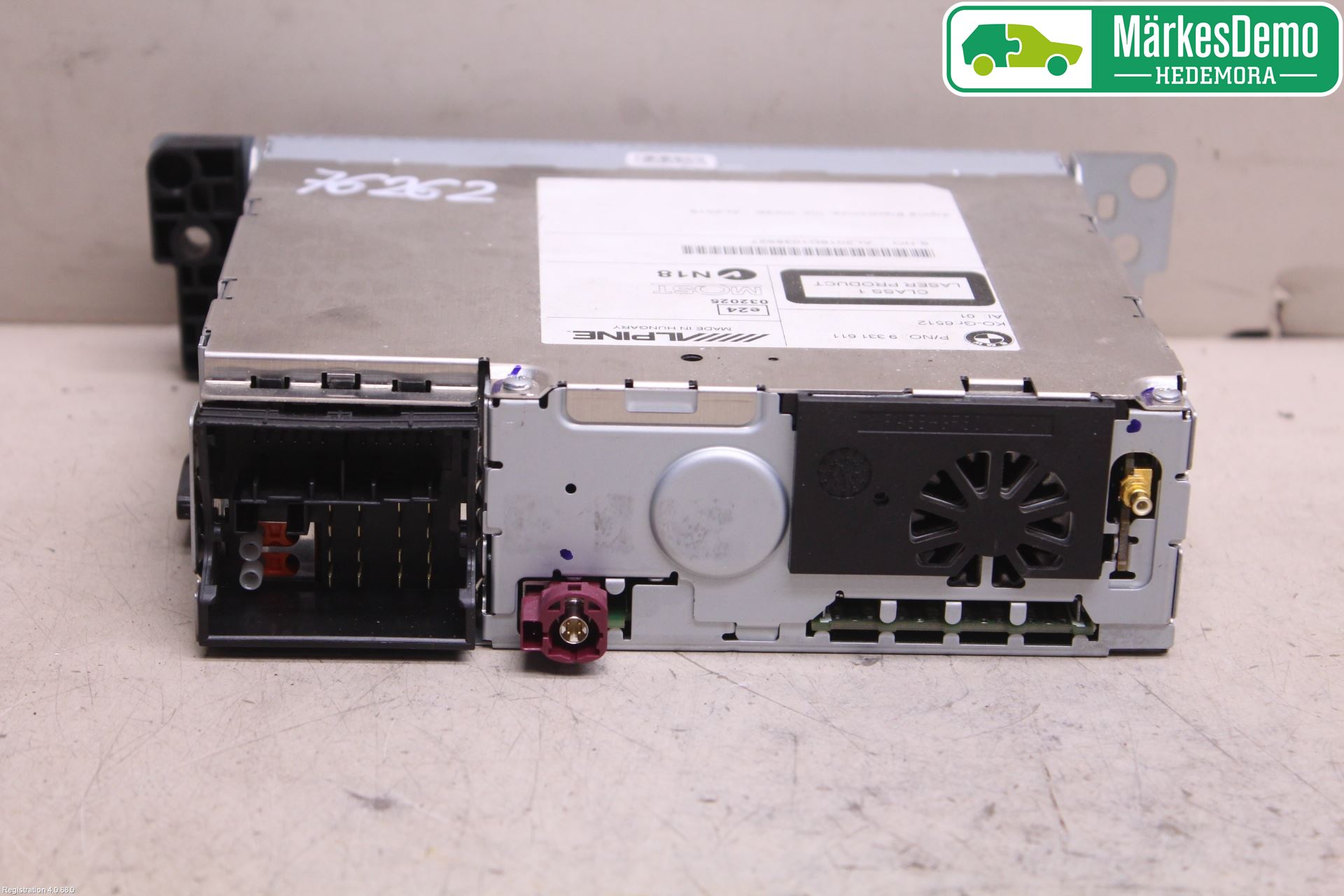 BMW 5 F10/F11/F18 09-17 Stereo Radio Med Cd