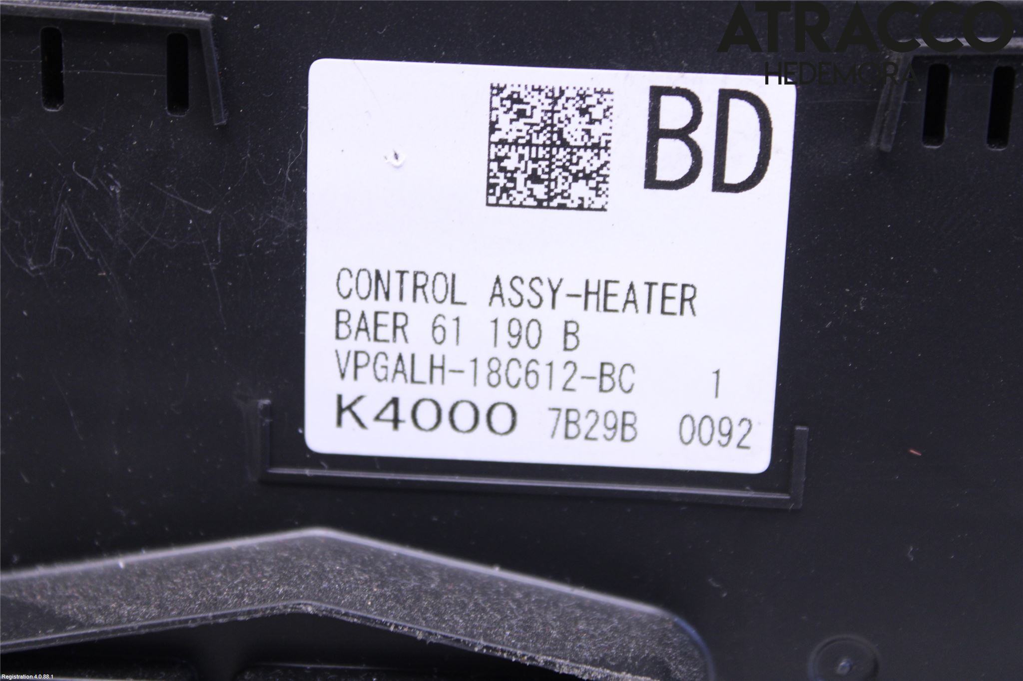 Mazda 3 III 14-19 Varme Ac Betjening-Display
