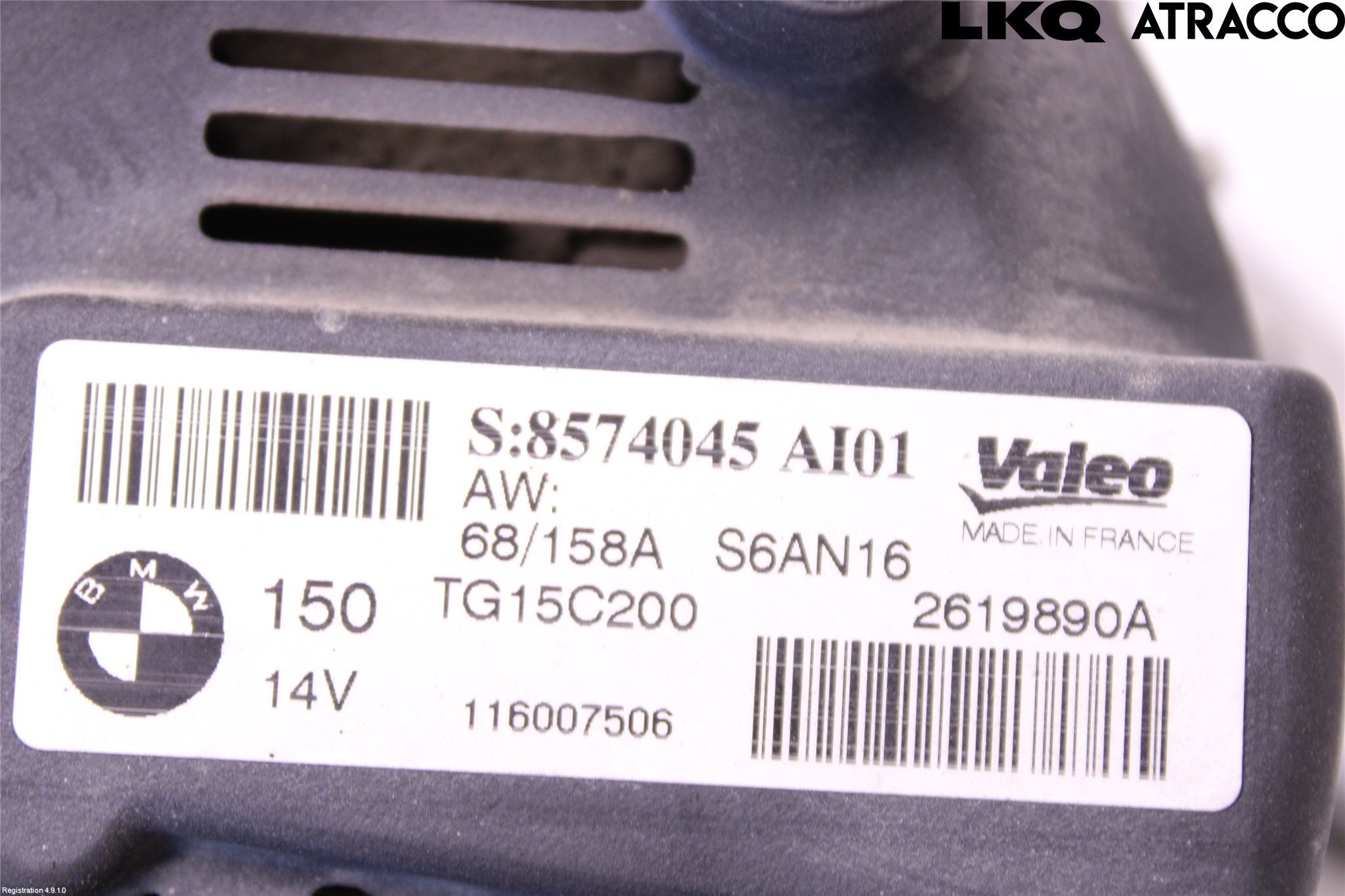 Toyota AVENSIS 16-18 Dynamo