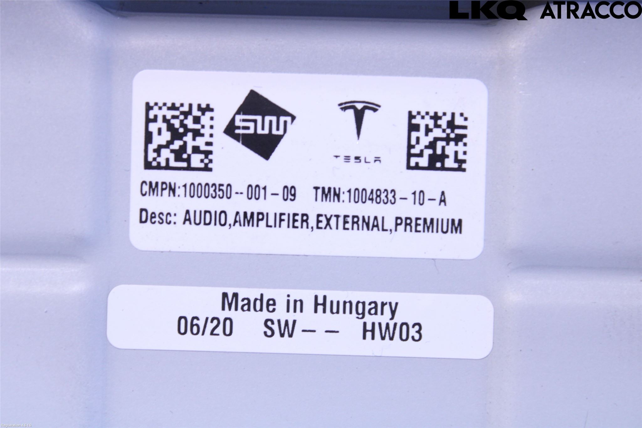 Tesla MODEL X 16- Stereo Forsterker