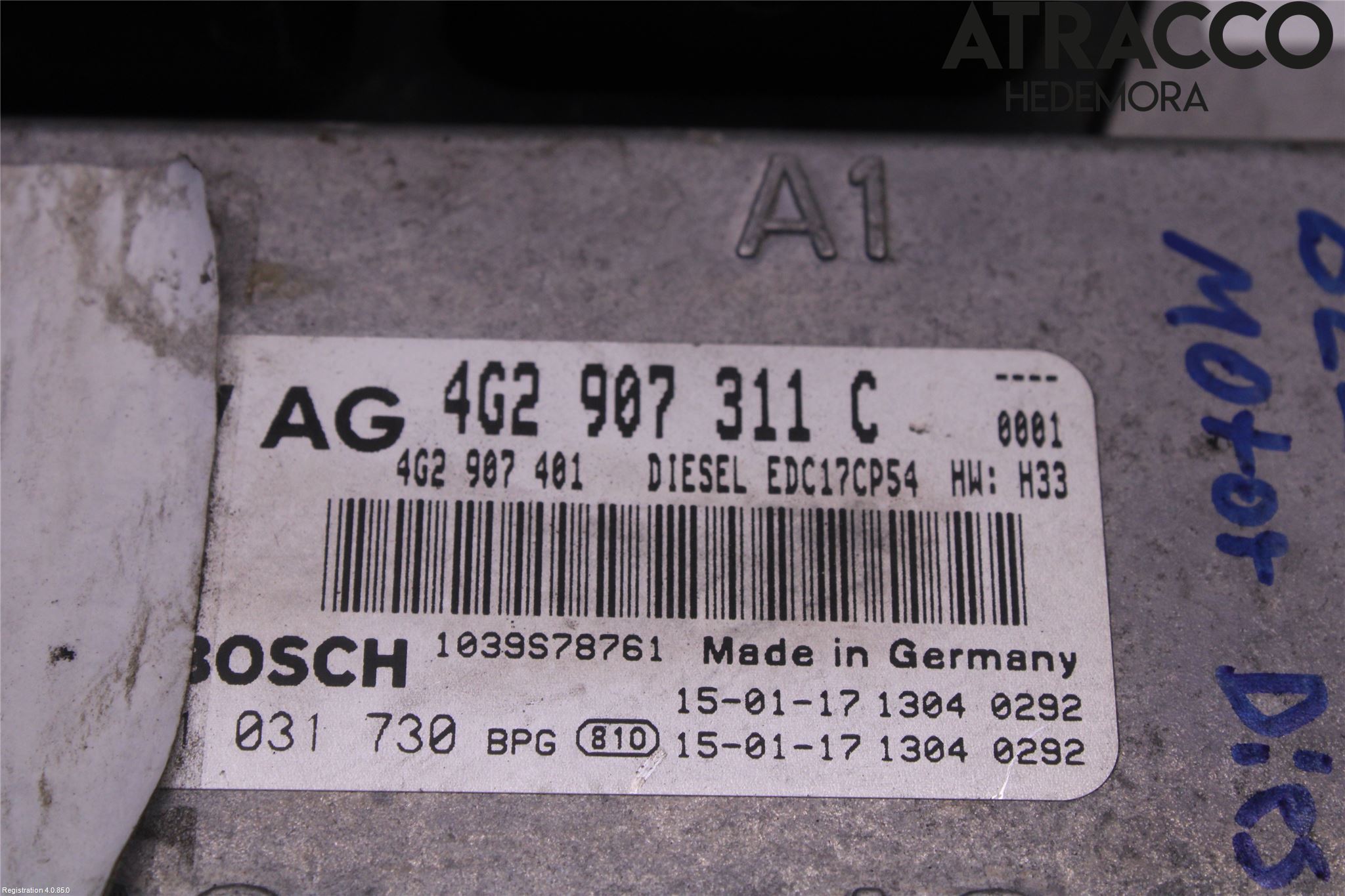 Audi A6/S6 4G 11-18 Styreenhet Dieselpumpe