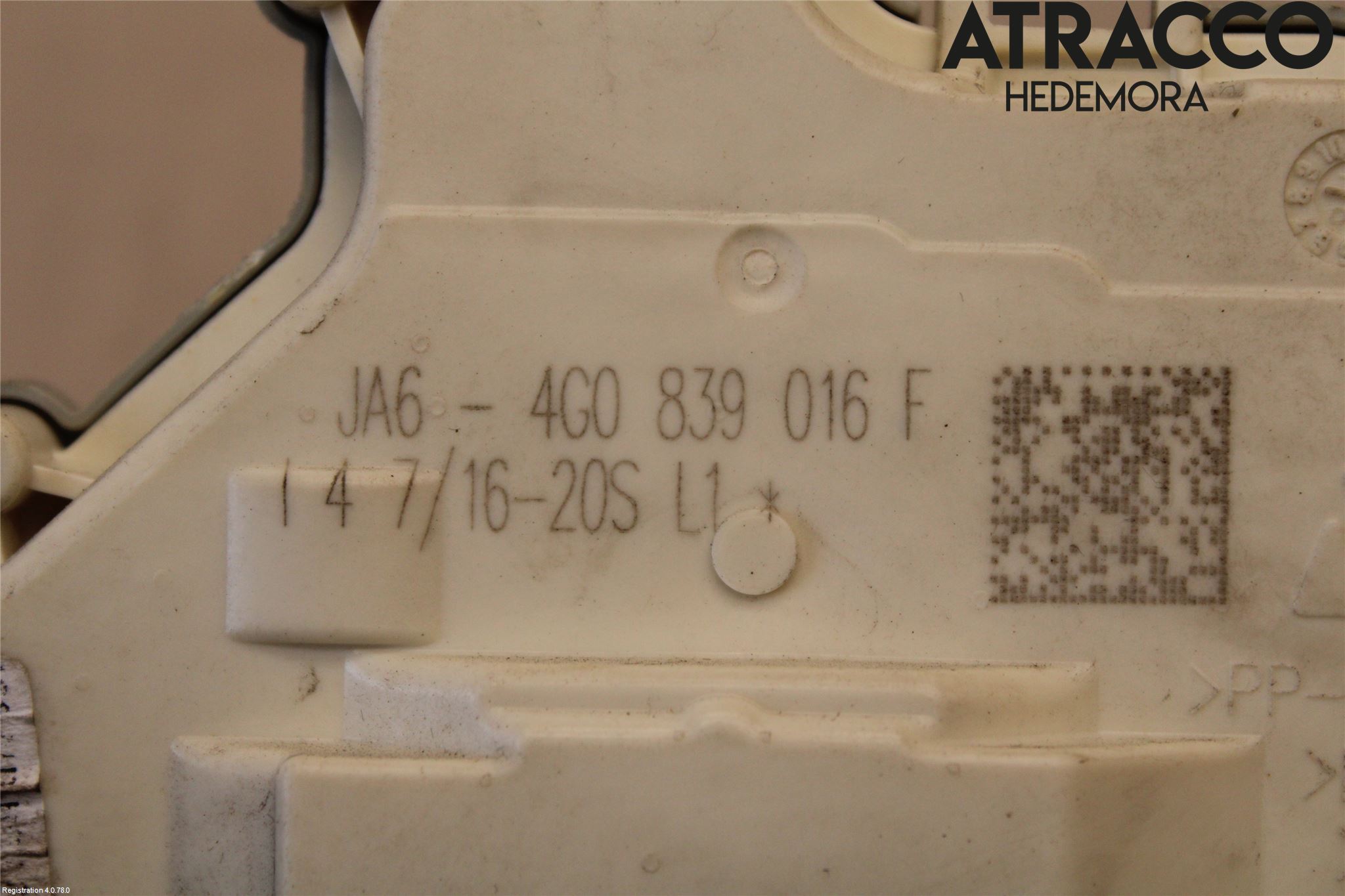 Audi A4/S4 B9 16-19 Dørlås - Låsekasse