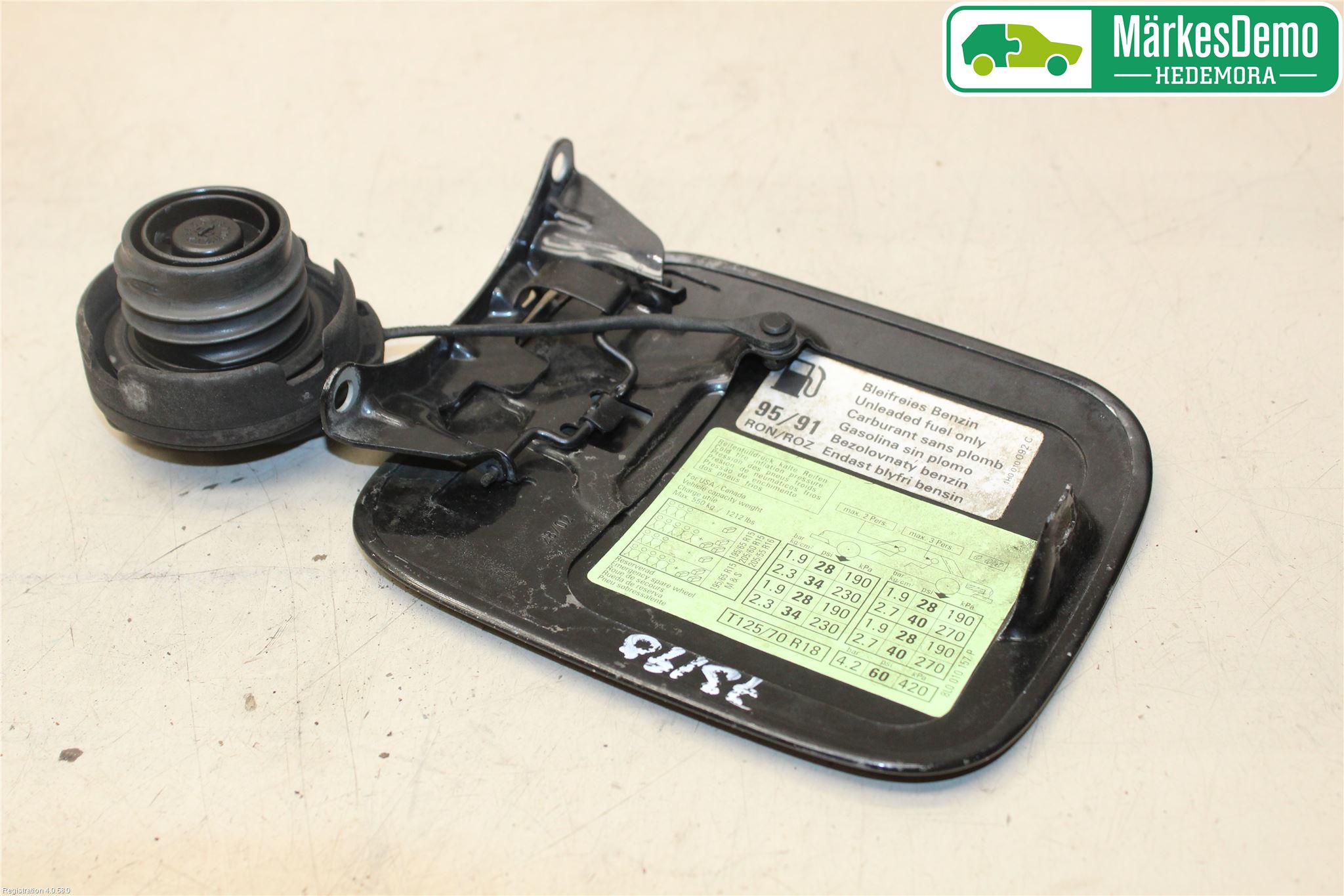 Audi A3/S3     96-03 Drivstoff Tankluke