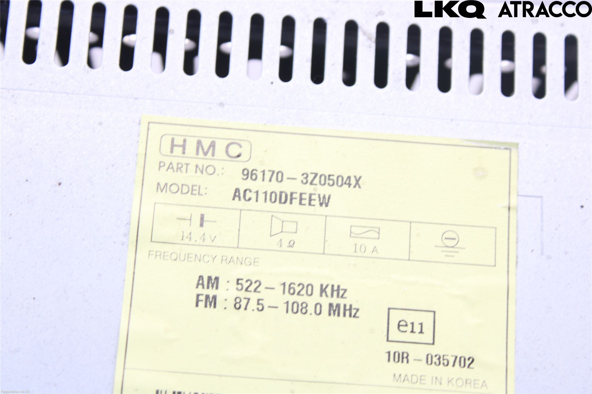 Hyundai i40 08-15 Stereo Radio Med Cd