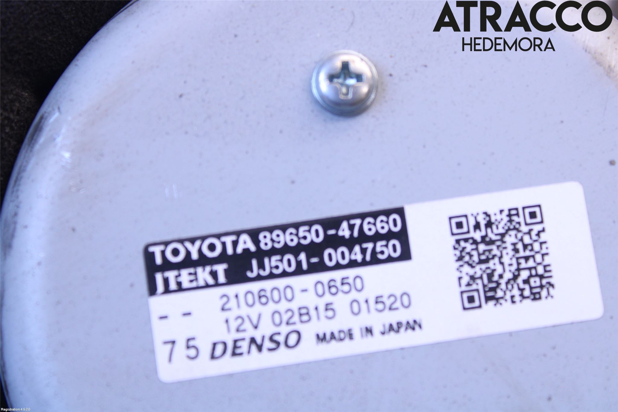 Toyota PRIUS (ZVW50) 16-21 Rattakselaggregat Innebygd Servo