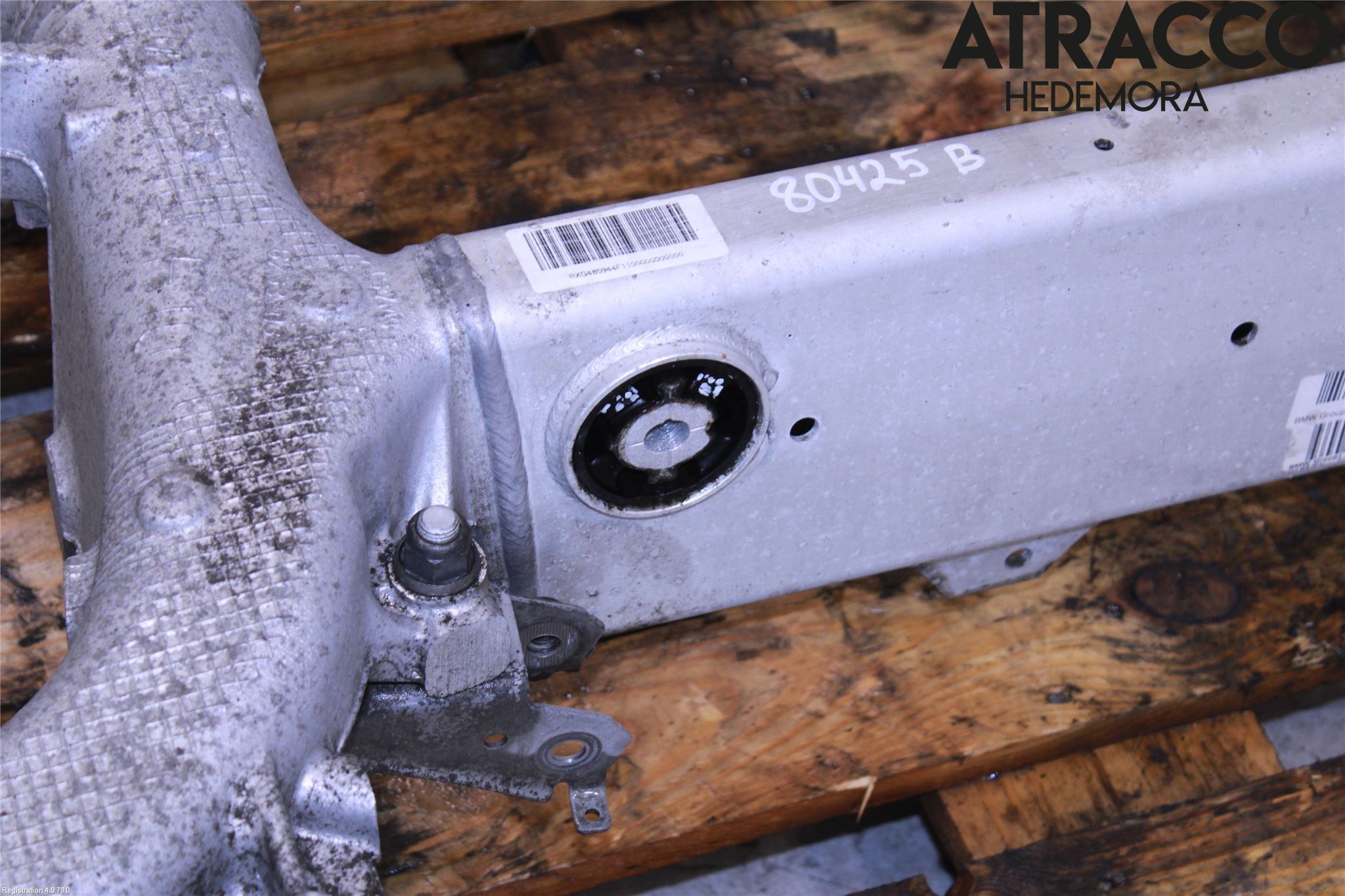 BMW 5 F10/F11/F18 09-17 Bakaksel Feste Travers-Ramme