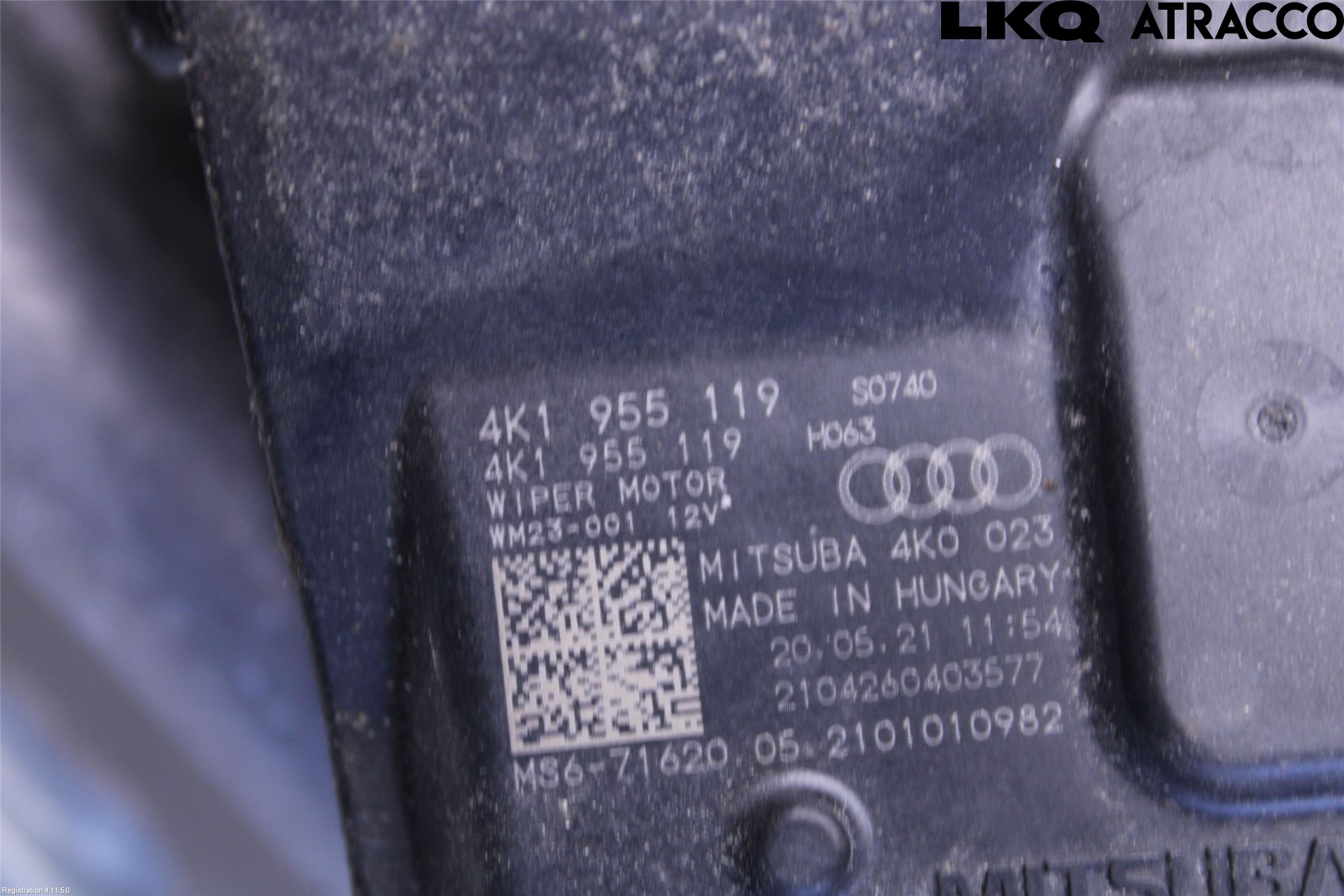 Audi A6/S6 E-TRON 24- Viskermotor Frontrute