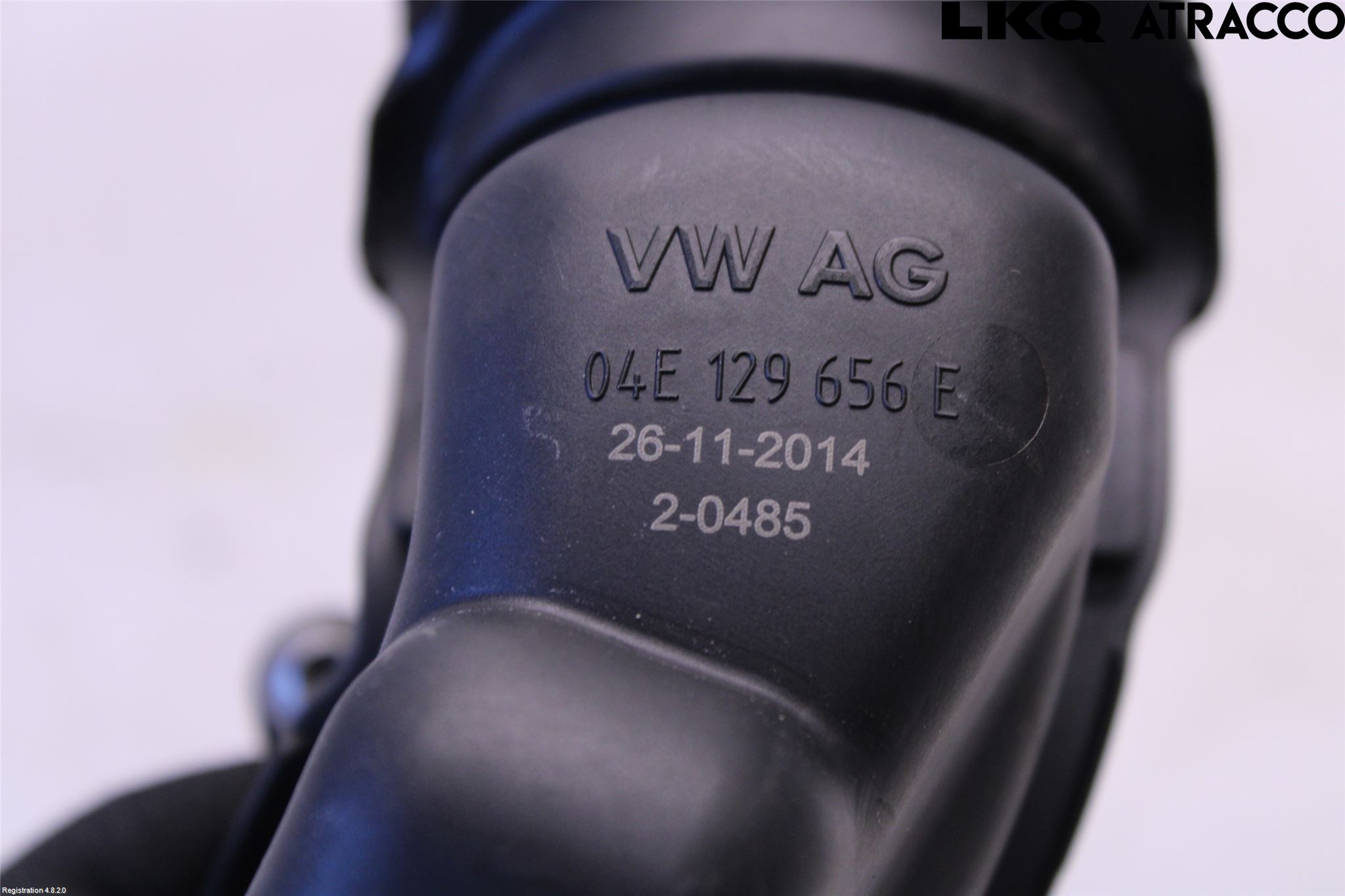 Volkswagen VW GOLF / E-GOLF VII 13-20 Intercooler Rør-Slange