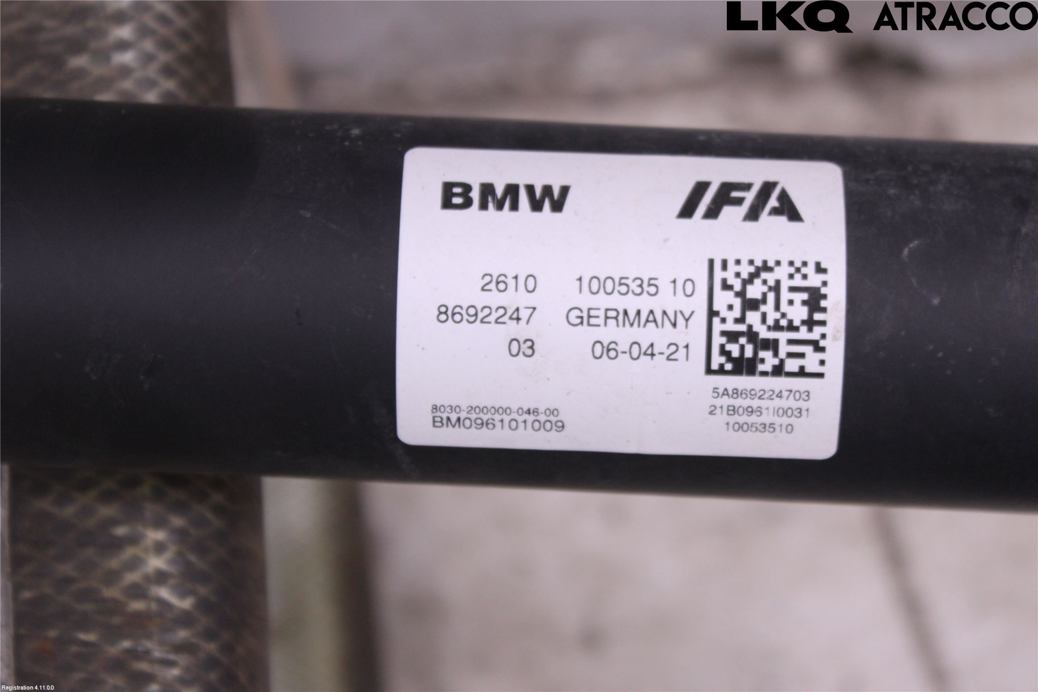 BMW X3 G01 18- Mellomaksel Kompl