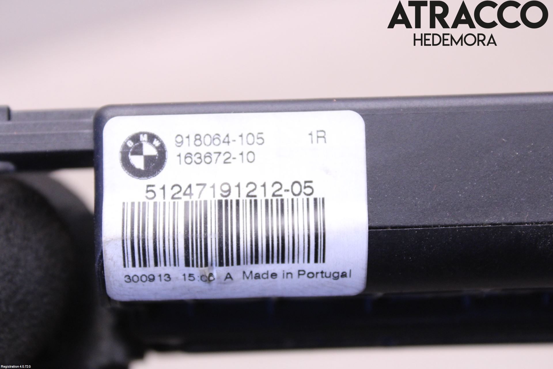 BMW 3 F30/F31/F80 12-19 Bakluke-Lokk Låsekasse