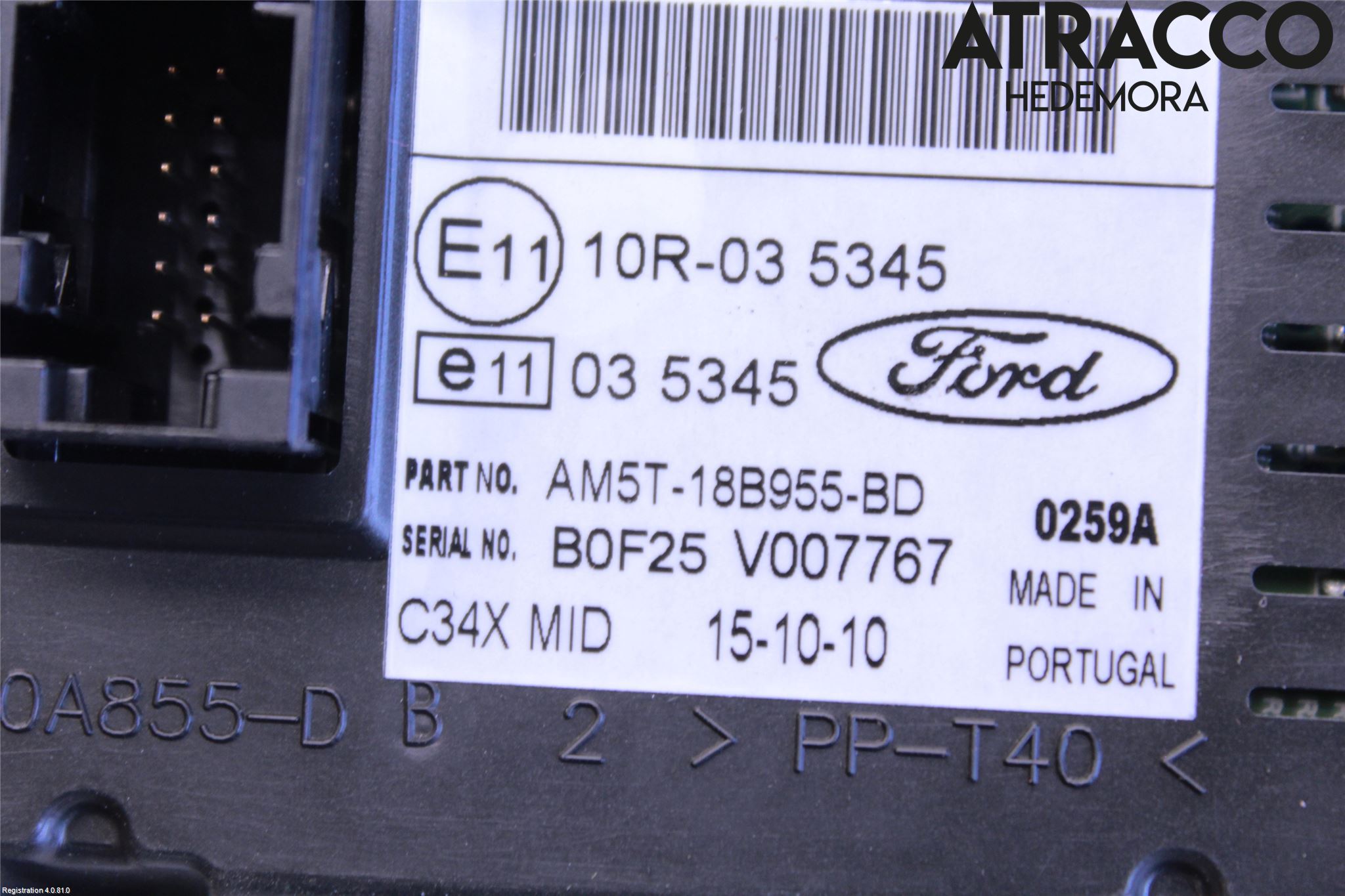 Ford GRAND C-MAX  11-14 Multifunktionsdisplay