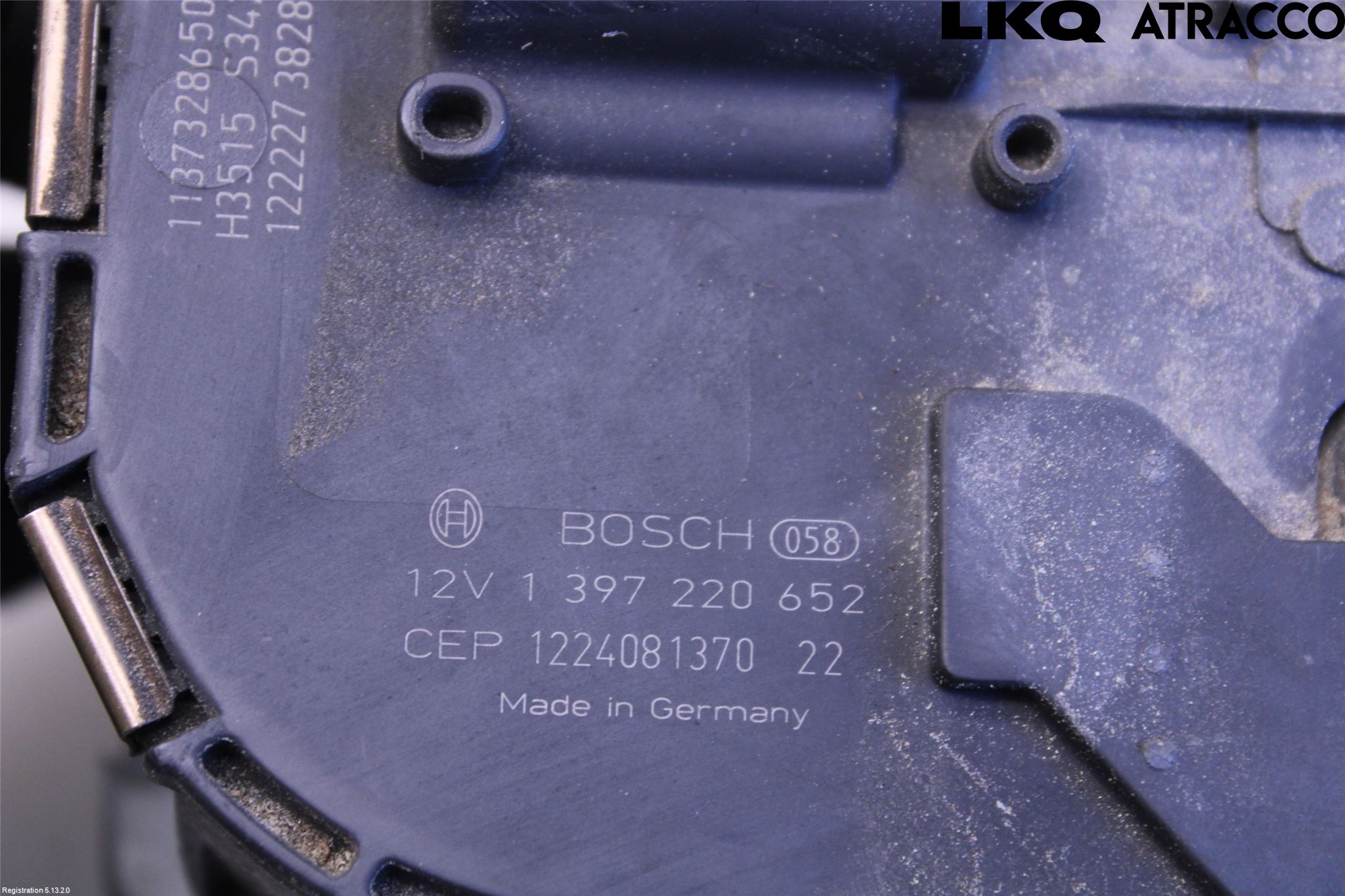 Volkswagen VW GOLF VI 09-13 Viskermotor Frontrute