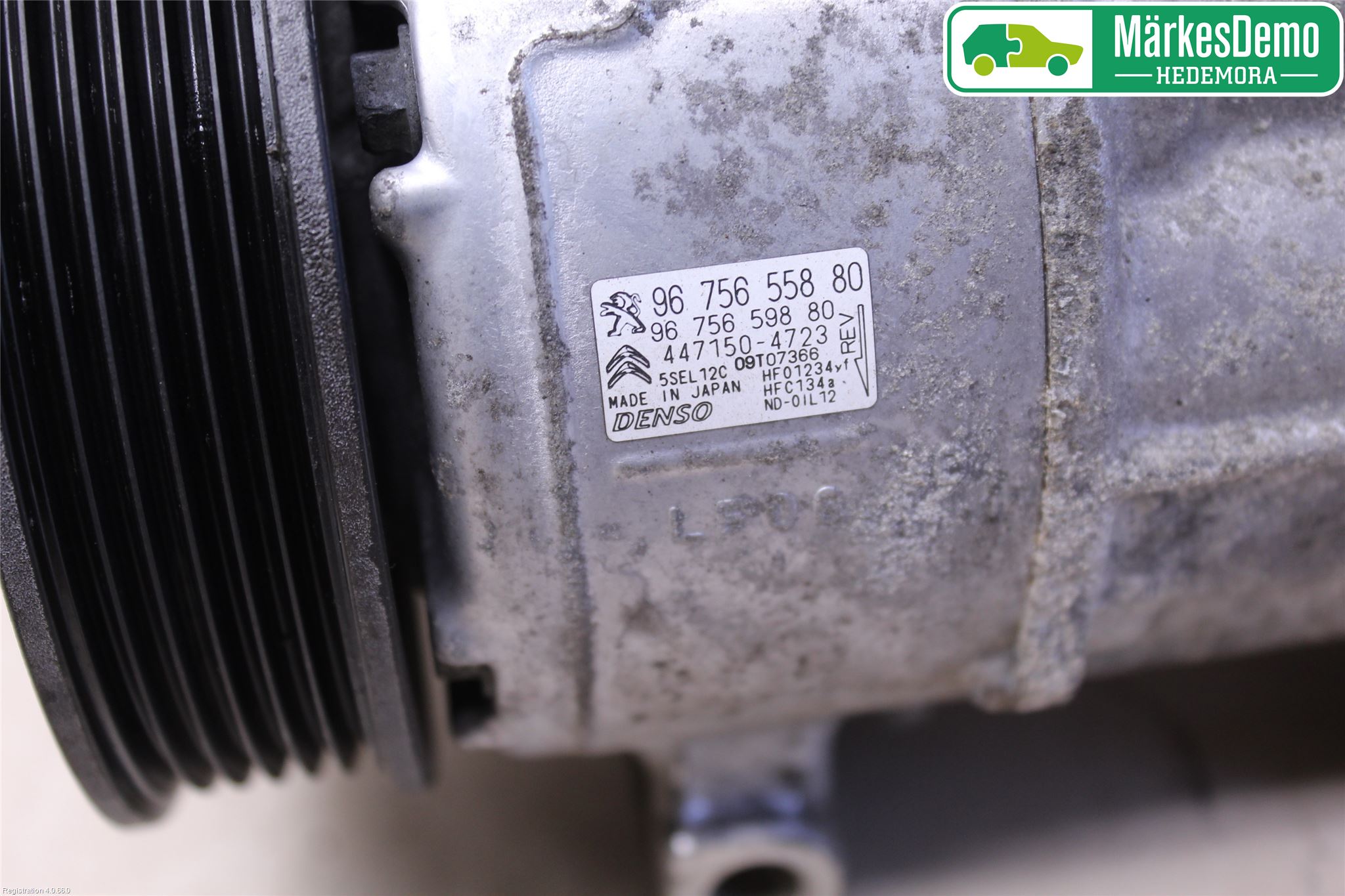 Citroen C4 CACTUS 14-20 Varme Ac Kompressor