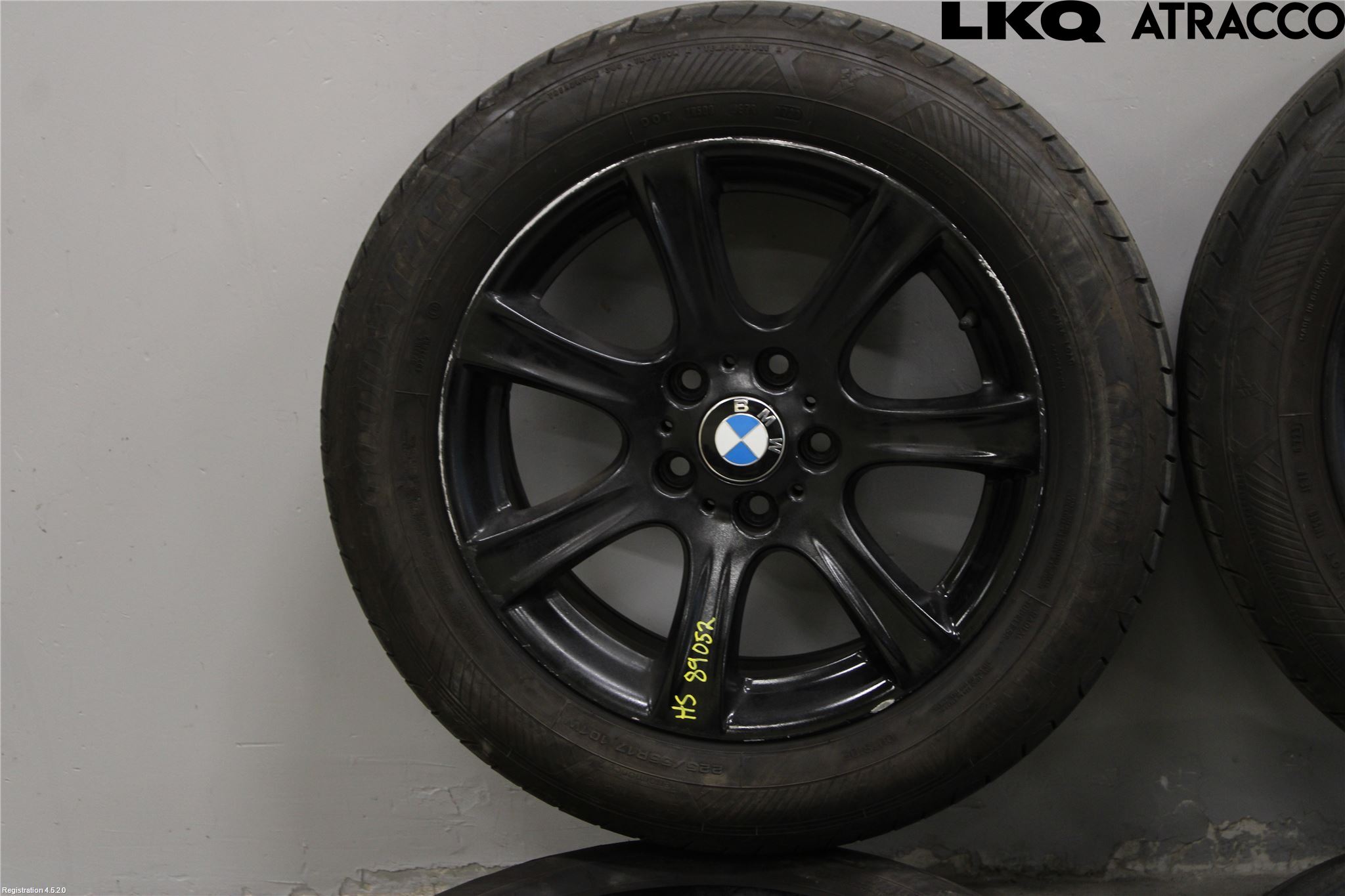 BMW 3 GT F34 13-19 Dekk Sommer På Alu Felg 4Stk