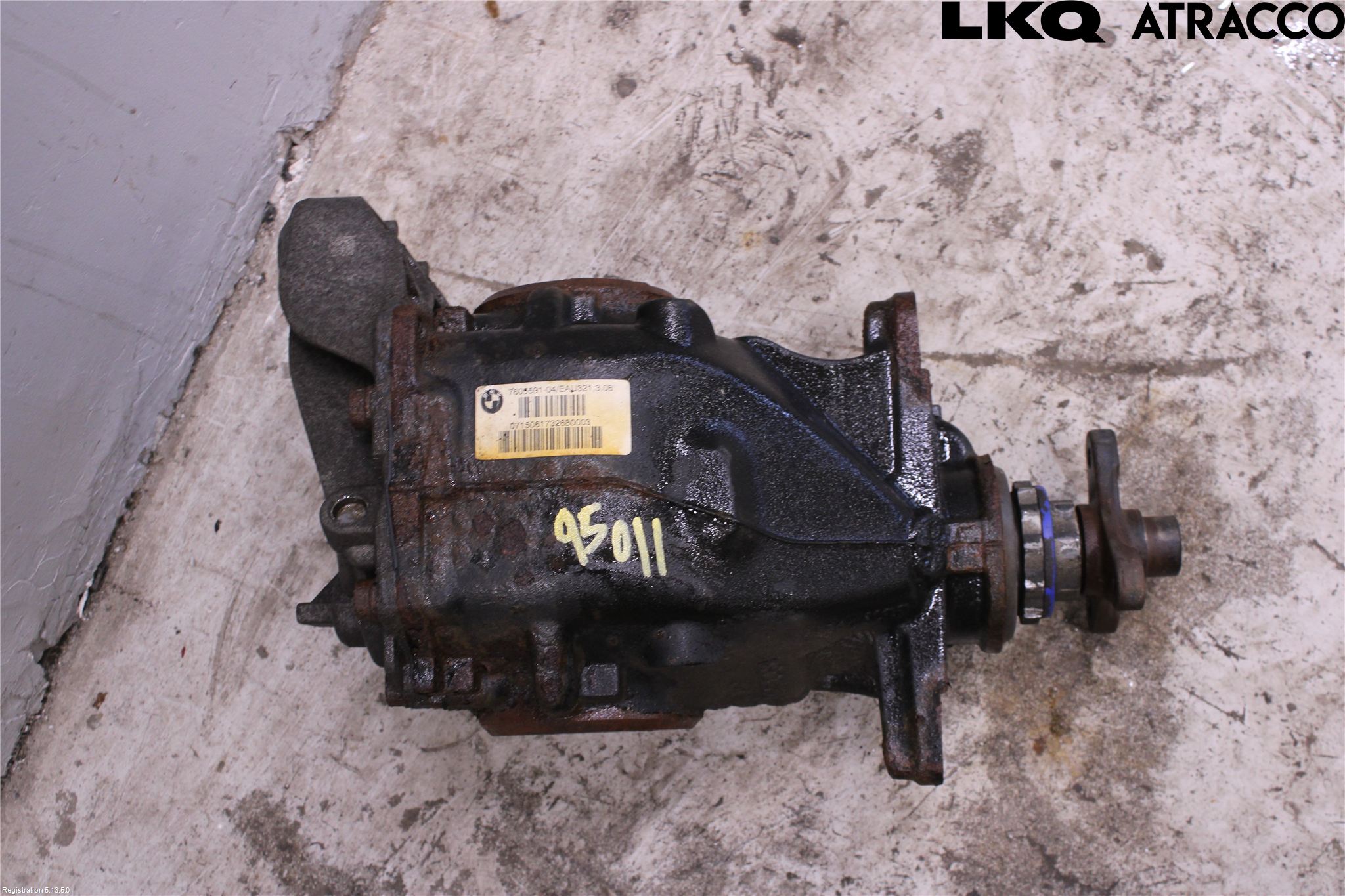 BMW 1 F20/F21 11-19 Bakaksel Kardang Bak -Diff