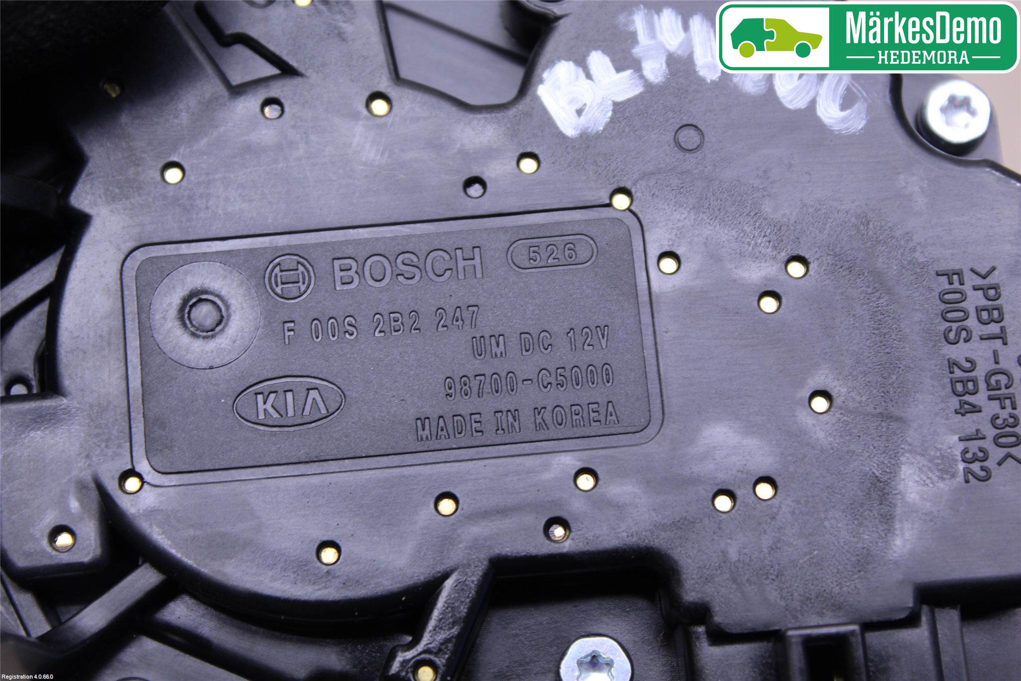 Kia SORENTO 15-20 Viskermotor Bakluke