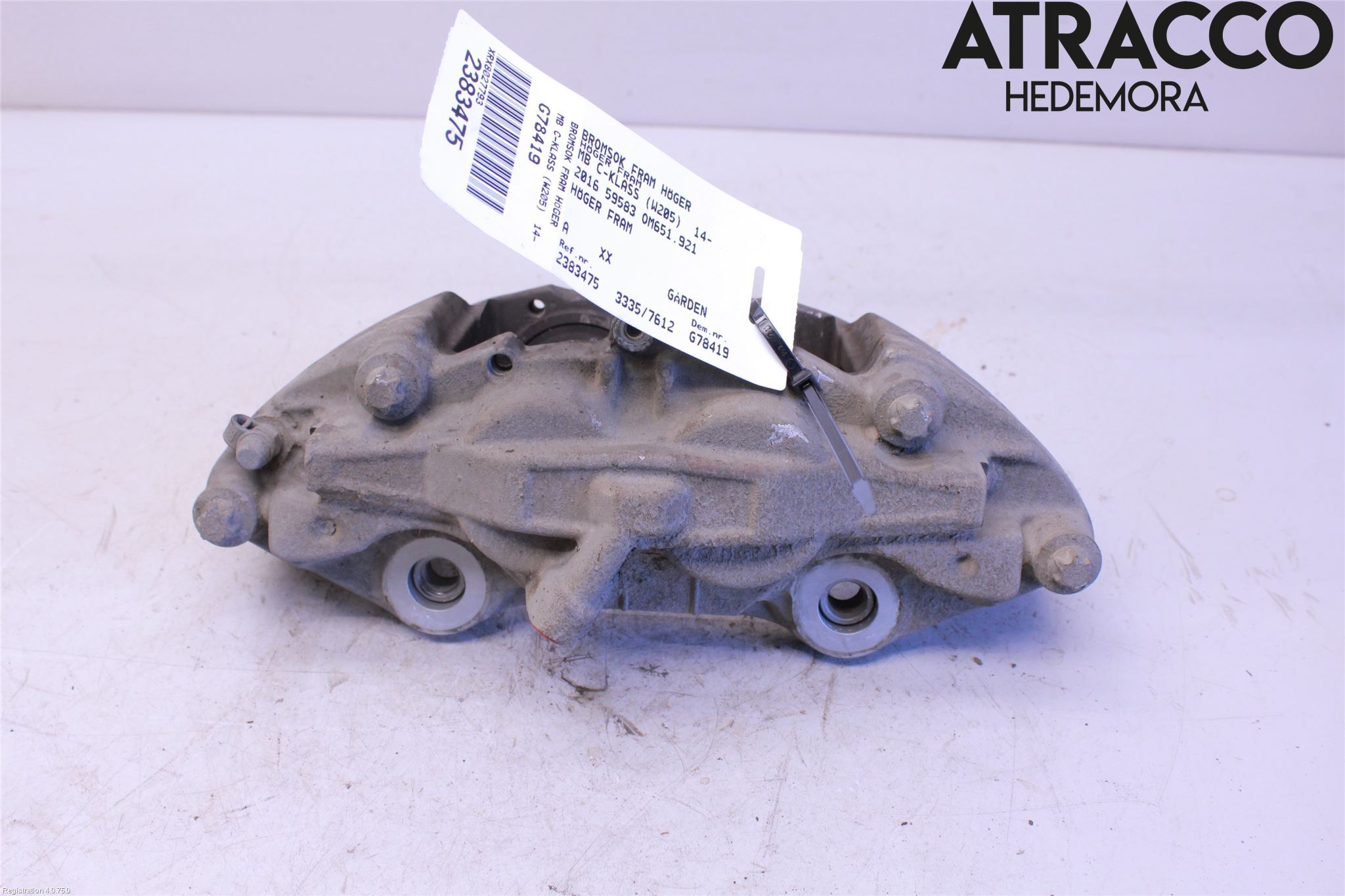 Mercedes-Benz MB C-KLASS (W205) 14-21 Bremsecaliper Foran Høyre