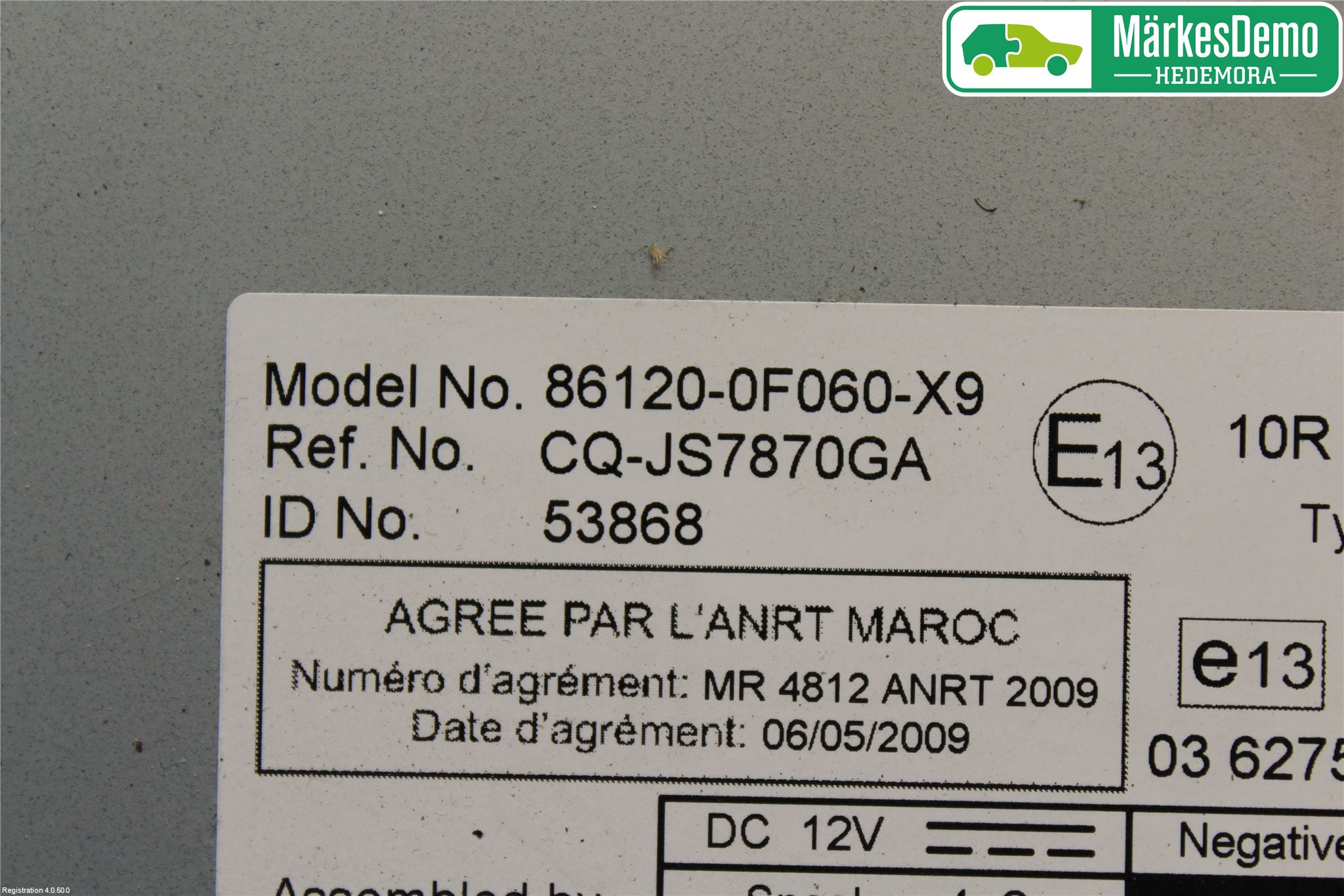Toyota VERSO 09-18 Stereo Radio Med Cd