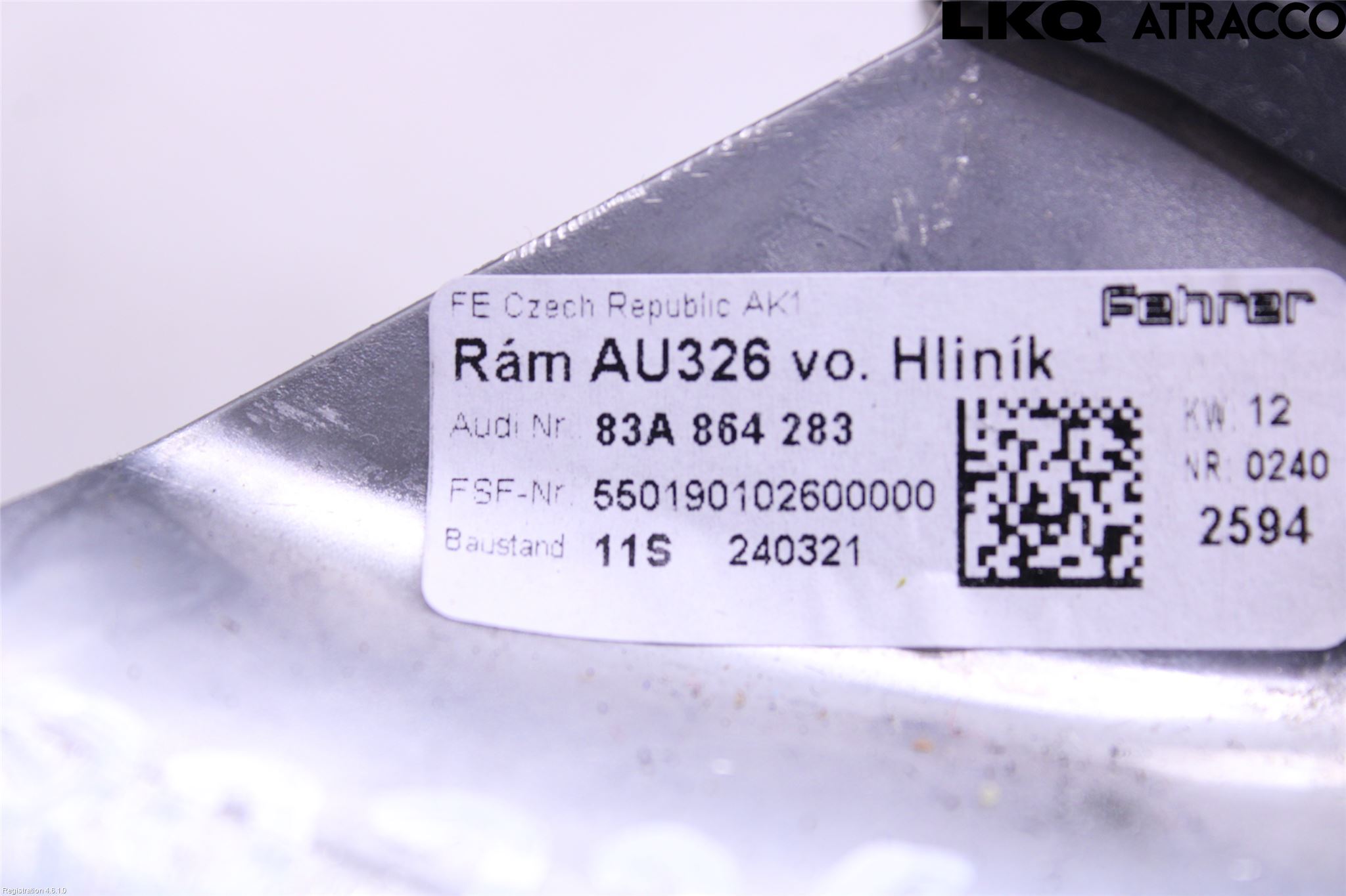 Audi Q3 F3 19- Innr Armlene