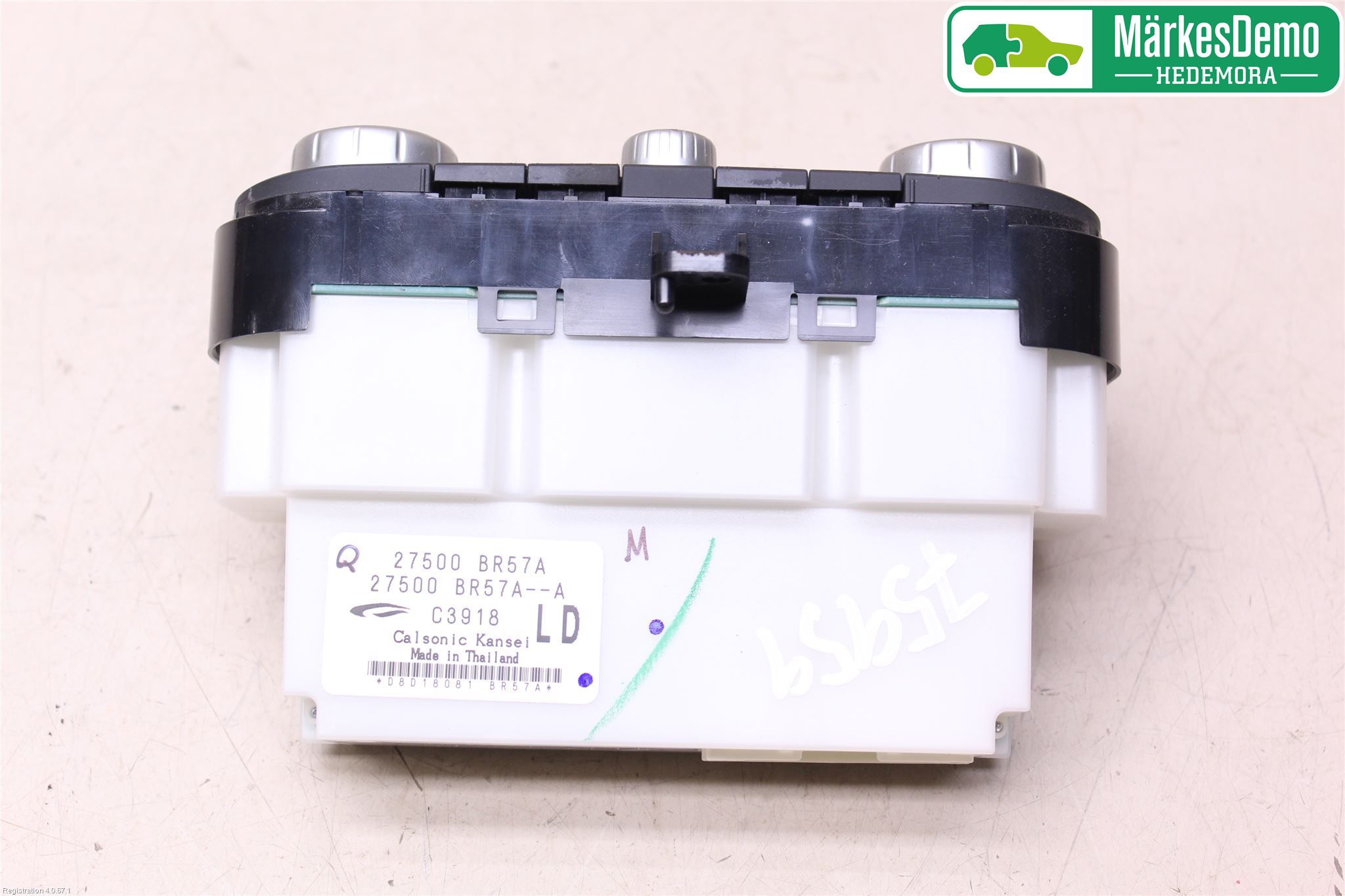 Nissan QASHQAI+2  10-14 Varme Ac Betjening-Display
