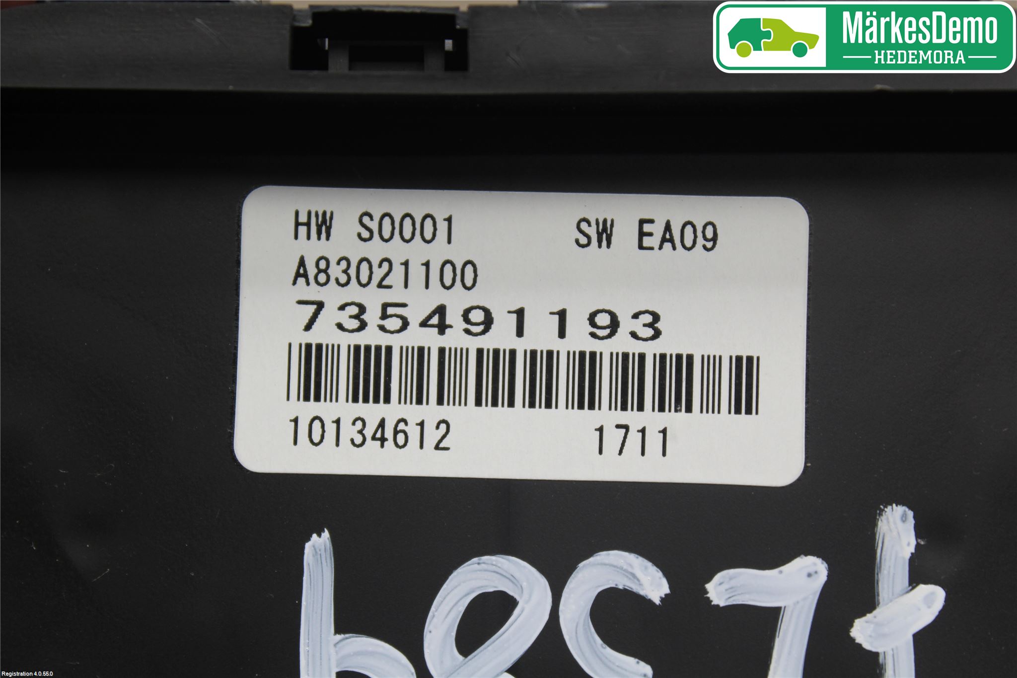 Fiat 500 07- Varme Ac Betjening-Display