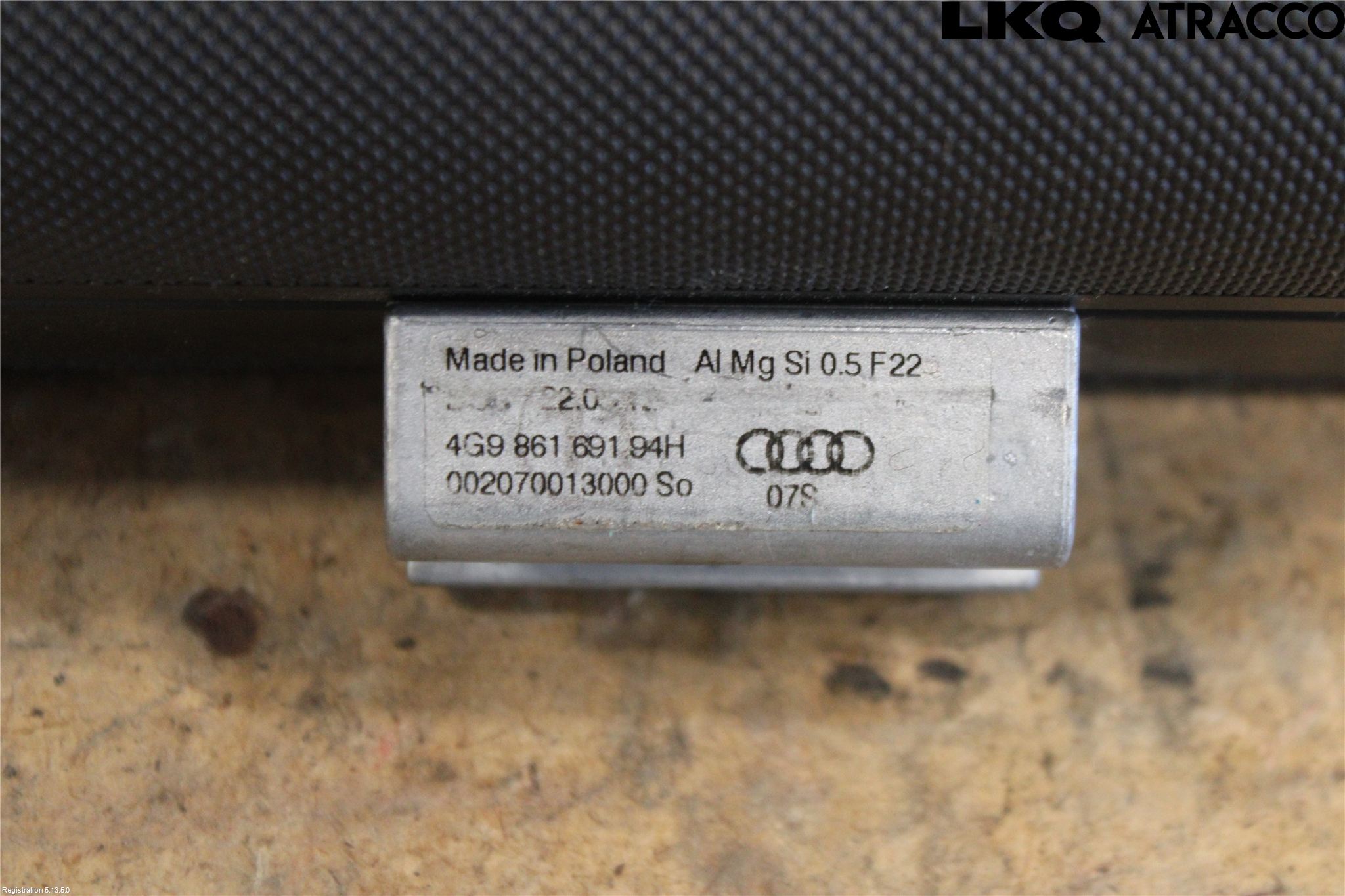 Audi A6/S6 4G 11-18 Innr Innsyn Beskytelse Stv
