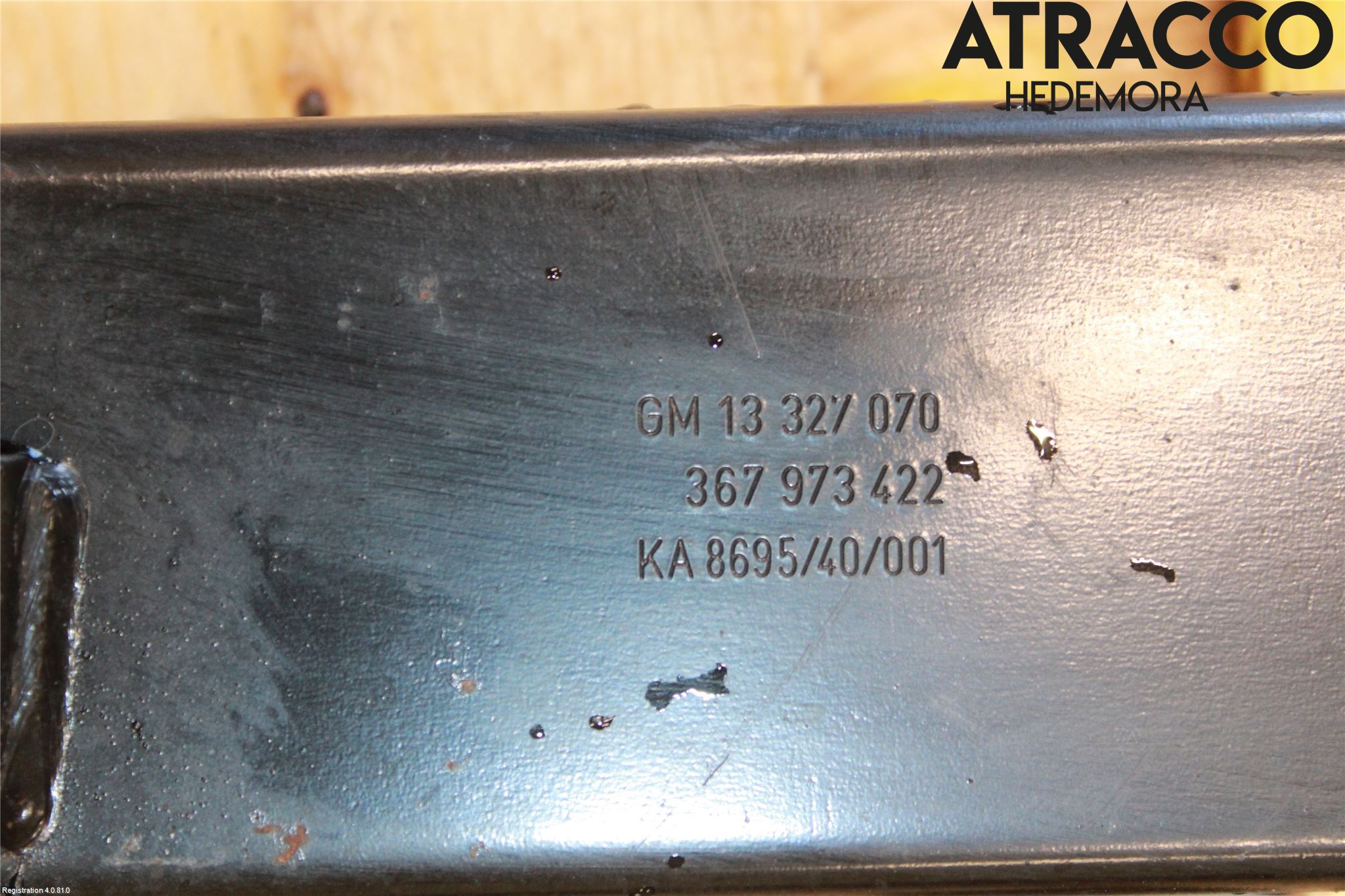 Opel ASTRA J 10-15 Forstillingsbjelke(Tvergående)