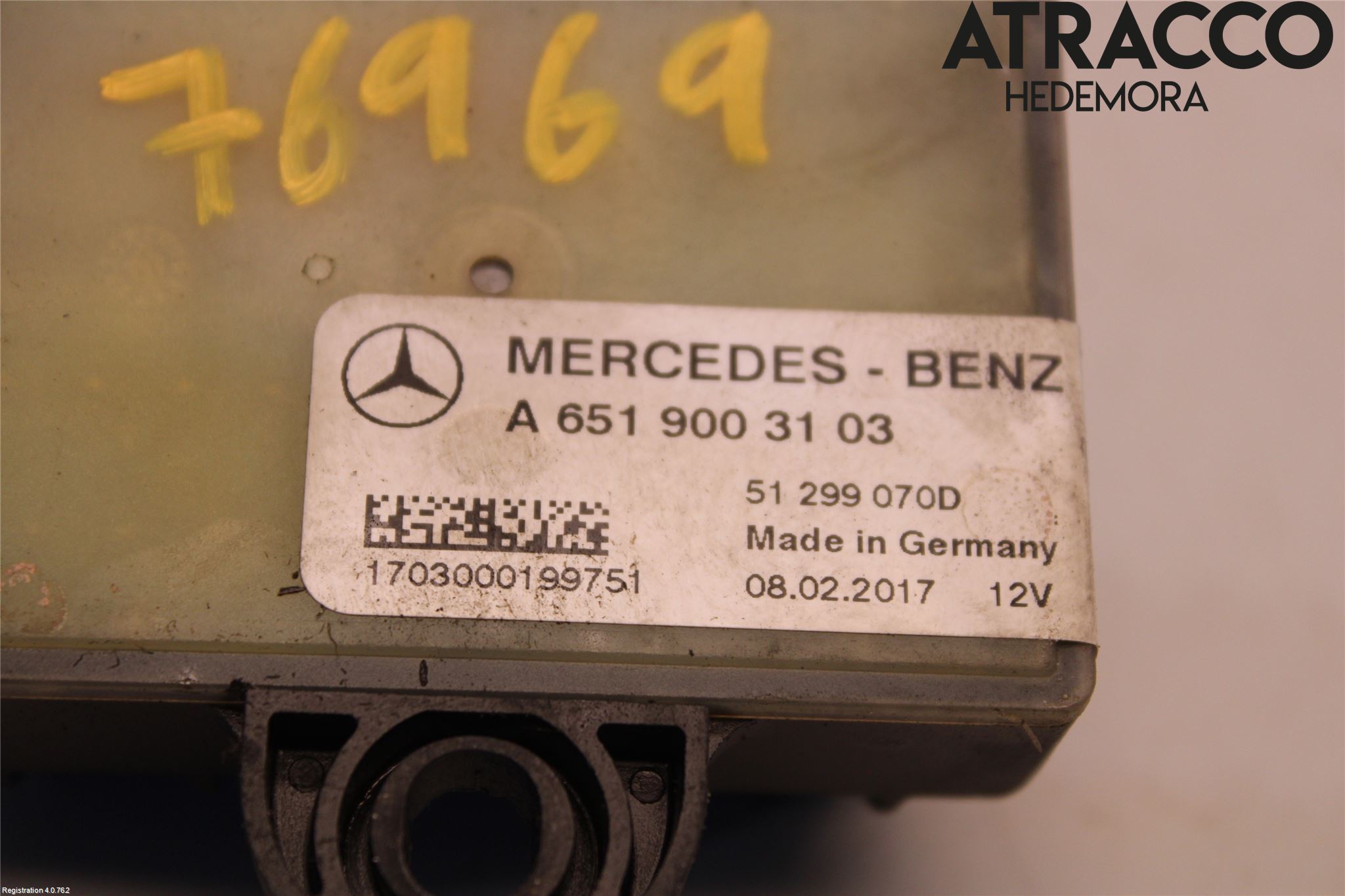 Mercedes-Benz MB VITO/V-KLASS (W640,W447,W448) 14- Rele Gløding Diesel