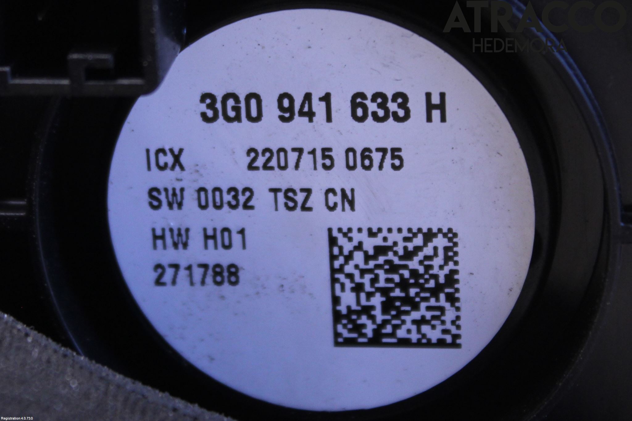 Volkswagen VW PASSAT 15-19 Bryter Hovedlys