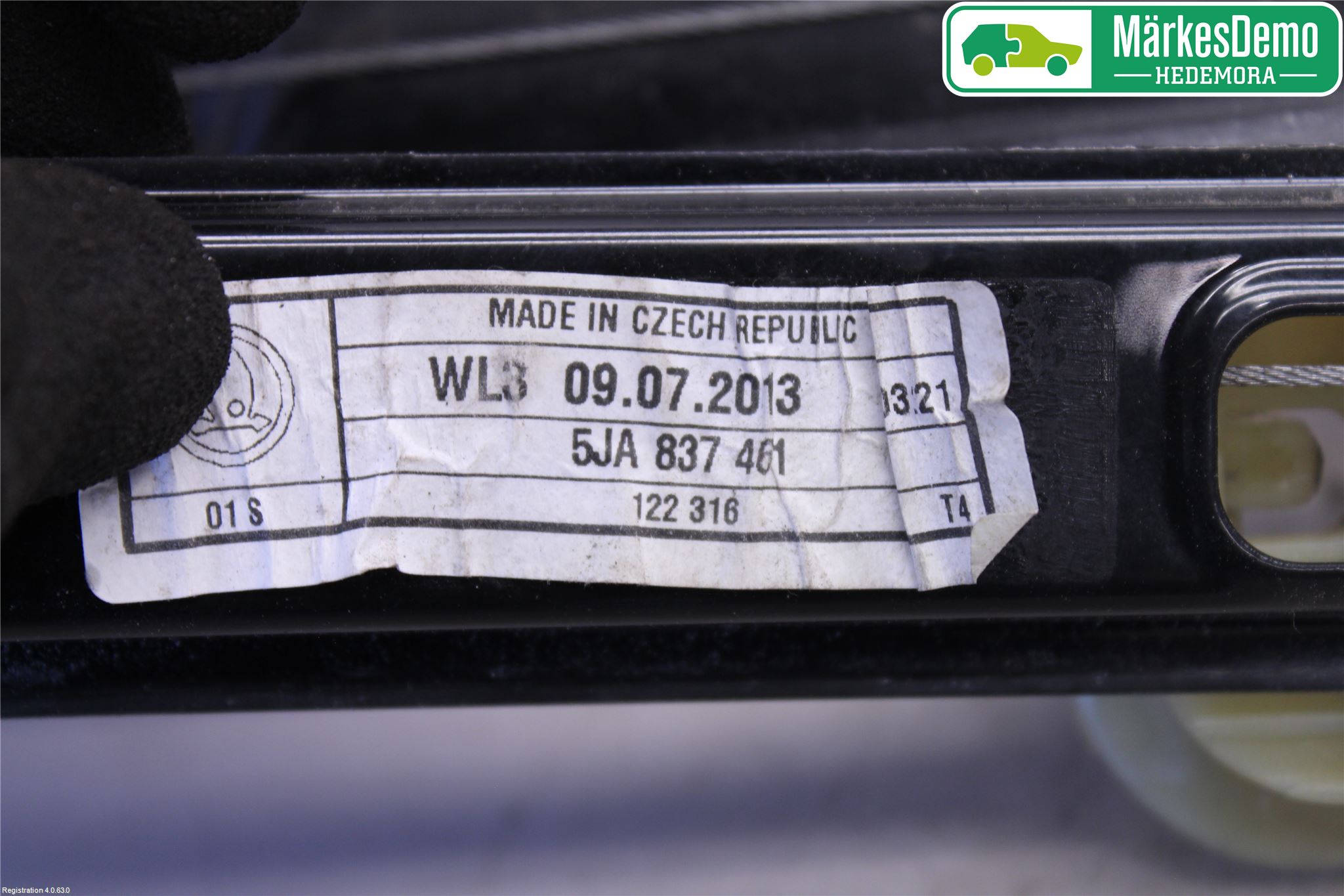 Skoda RAPID Vindusheis El Komp