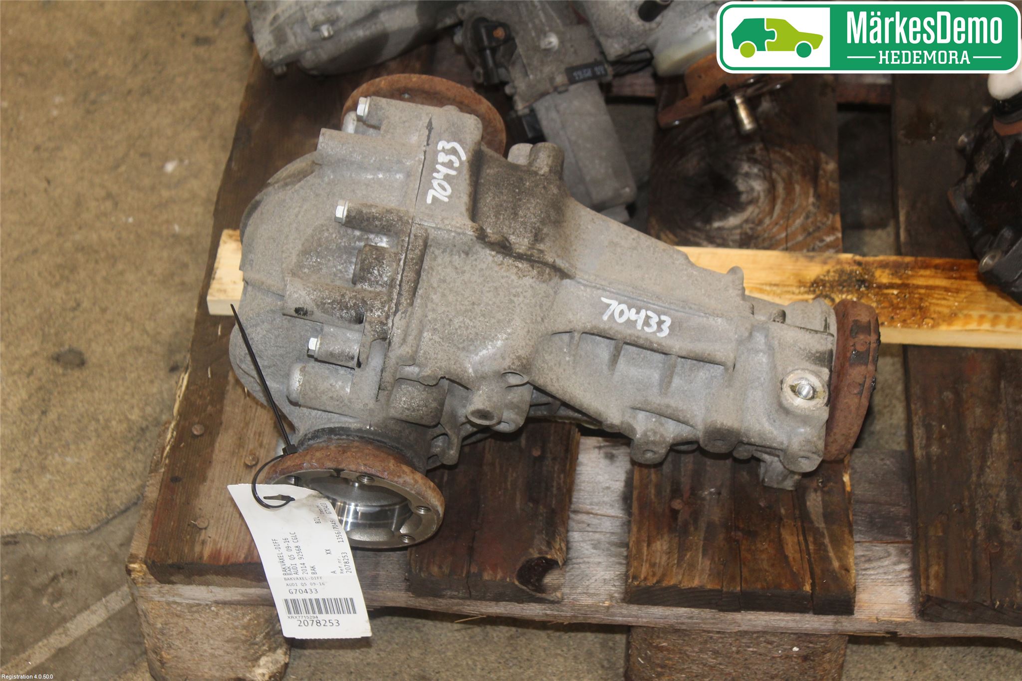 Audi Q5 09-16 Bakaksel Kardang Bak -Diff
