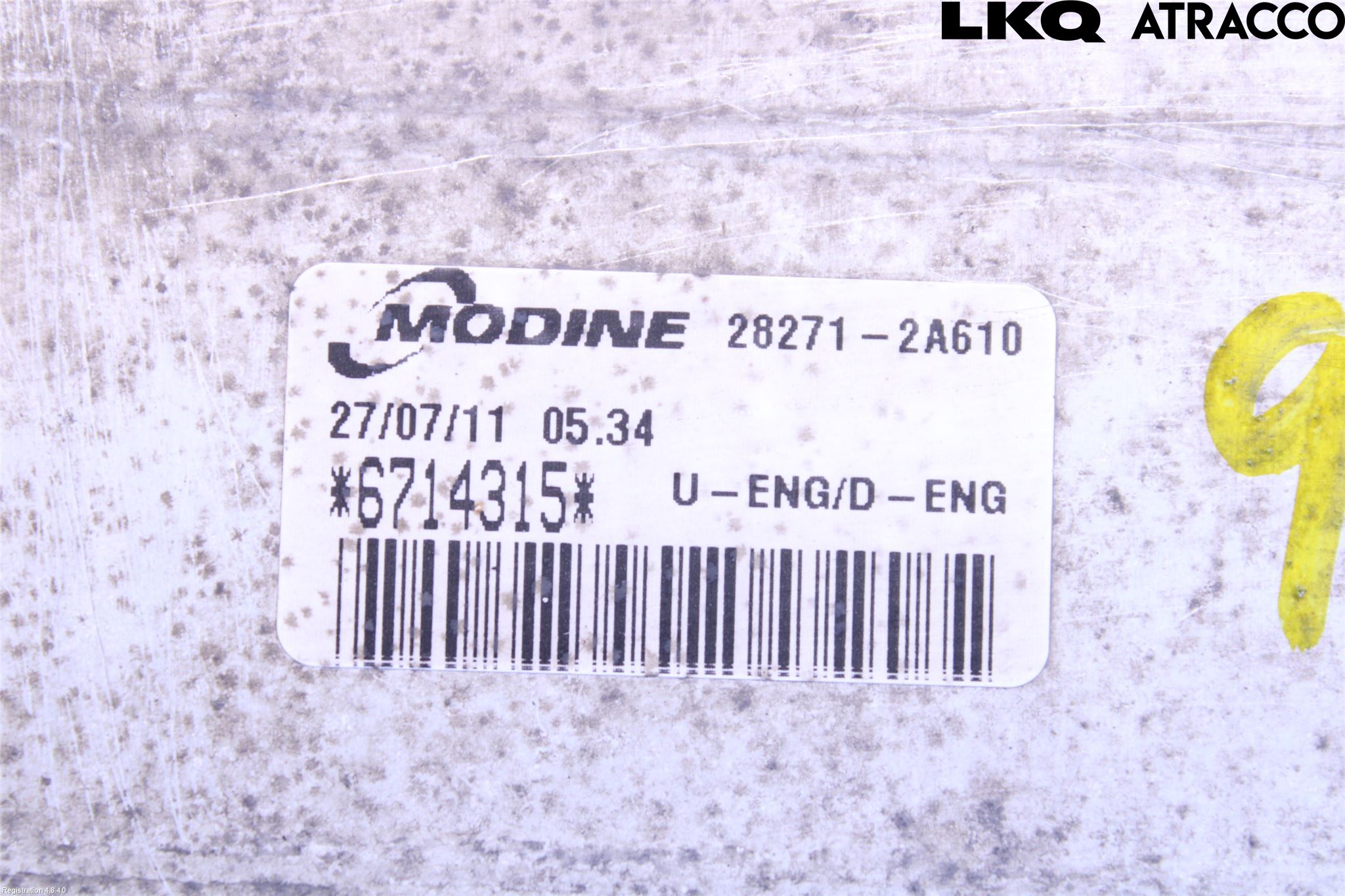 Kia CEED 06-12 Intercooler Radiator