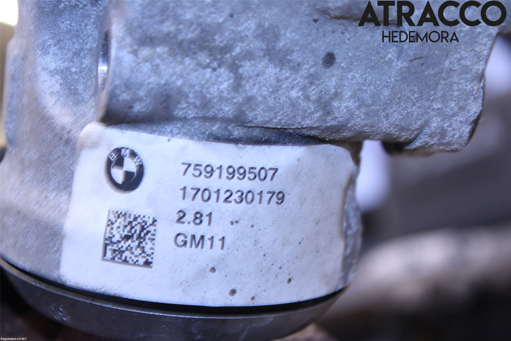 BMW 3 F30/F31/F80 12-19 Kardang Foran