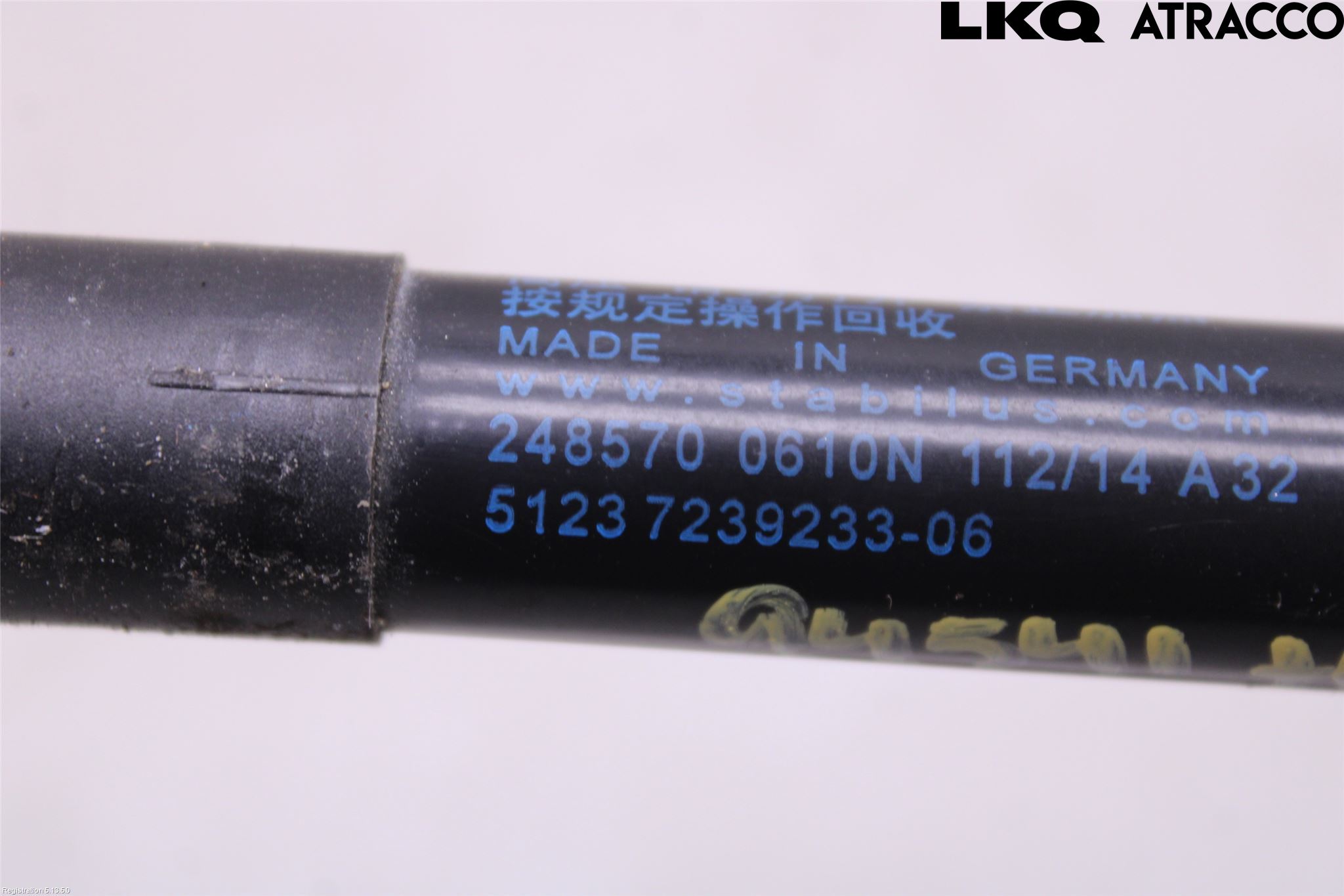 BMW 4 F32/F33/F82/F83 13-20 Panser Demper-Gassfjær