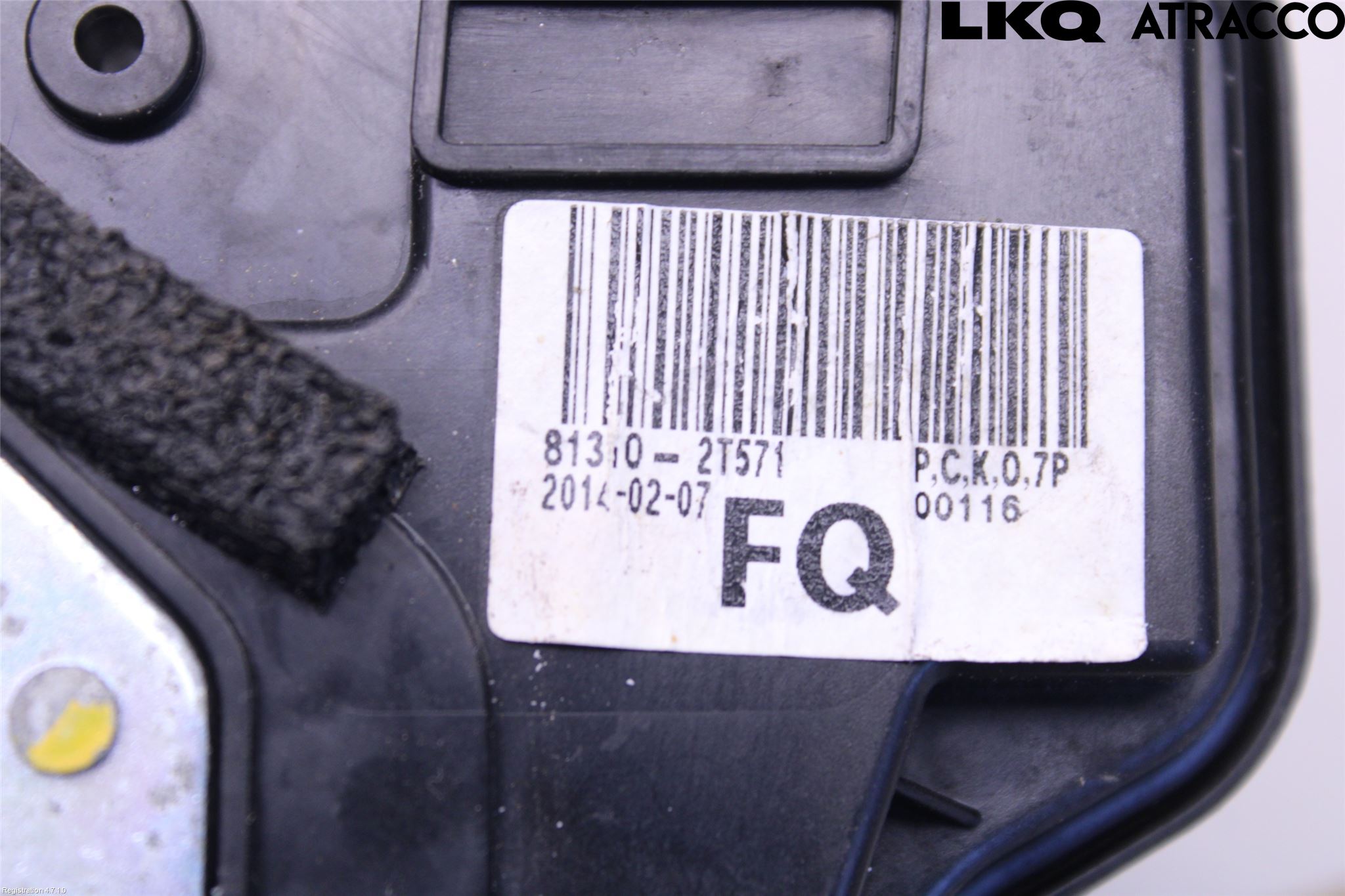 Kia OPTIMA 00-15 Dørlås - Låsekasse