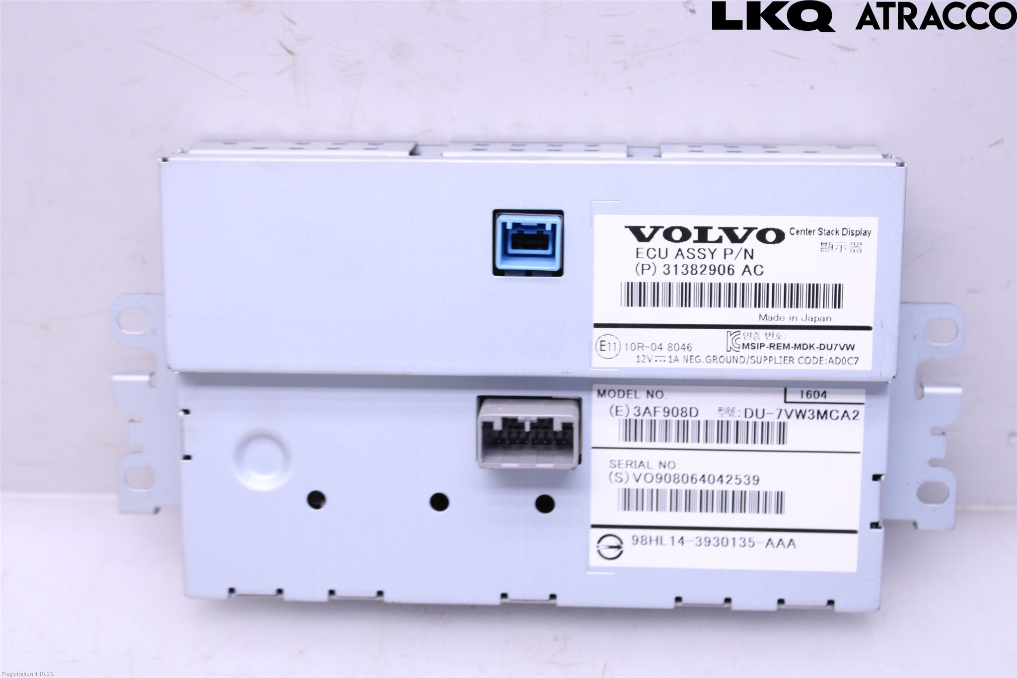 Volvo XC70 14-16 Instr Skjerm Dvd-Gps-Ac-Tlf