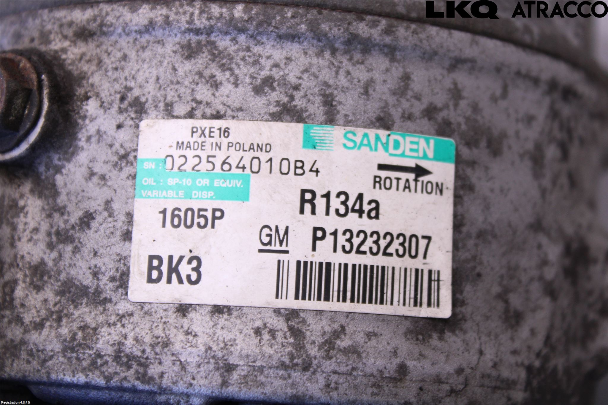 Opel INSIGNIA 09-16 Varme Ac Kompressor