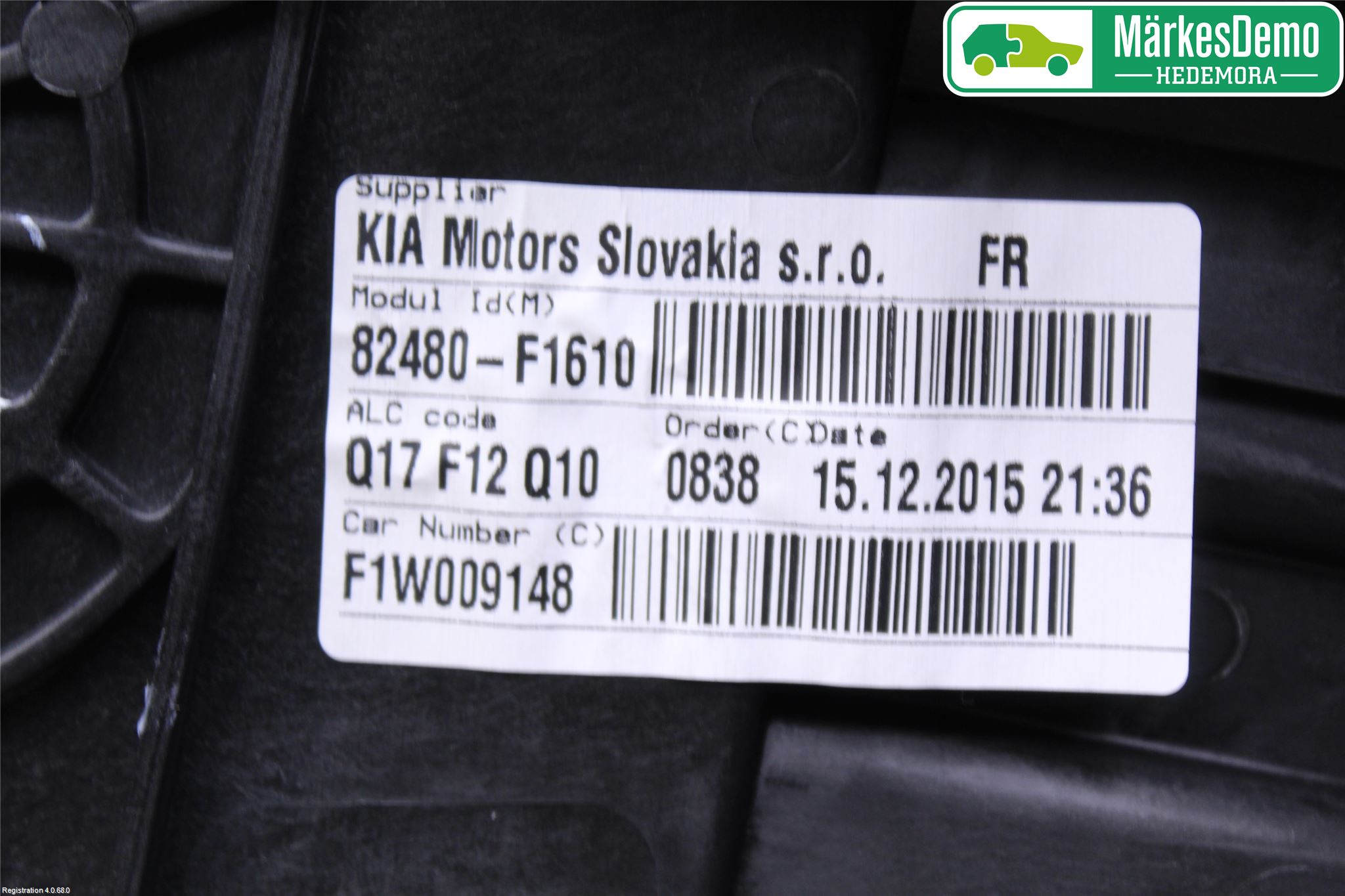 Kia SPORTAGE (QL) 16-21 Vindusheis El Komp