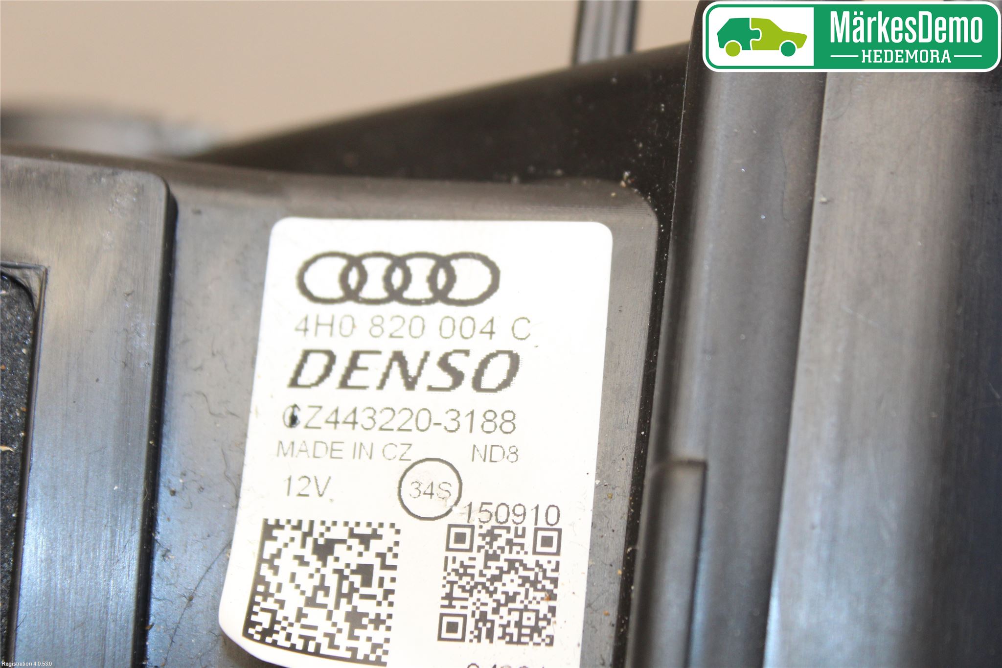 Audi A8/S8 4H 10-17 Varmeapparat Ekstra (Bak)
