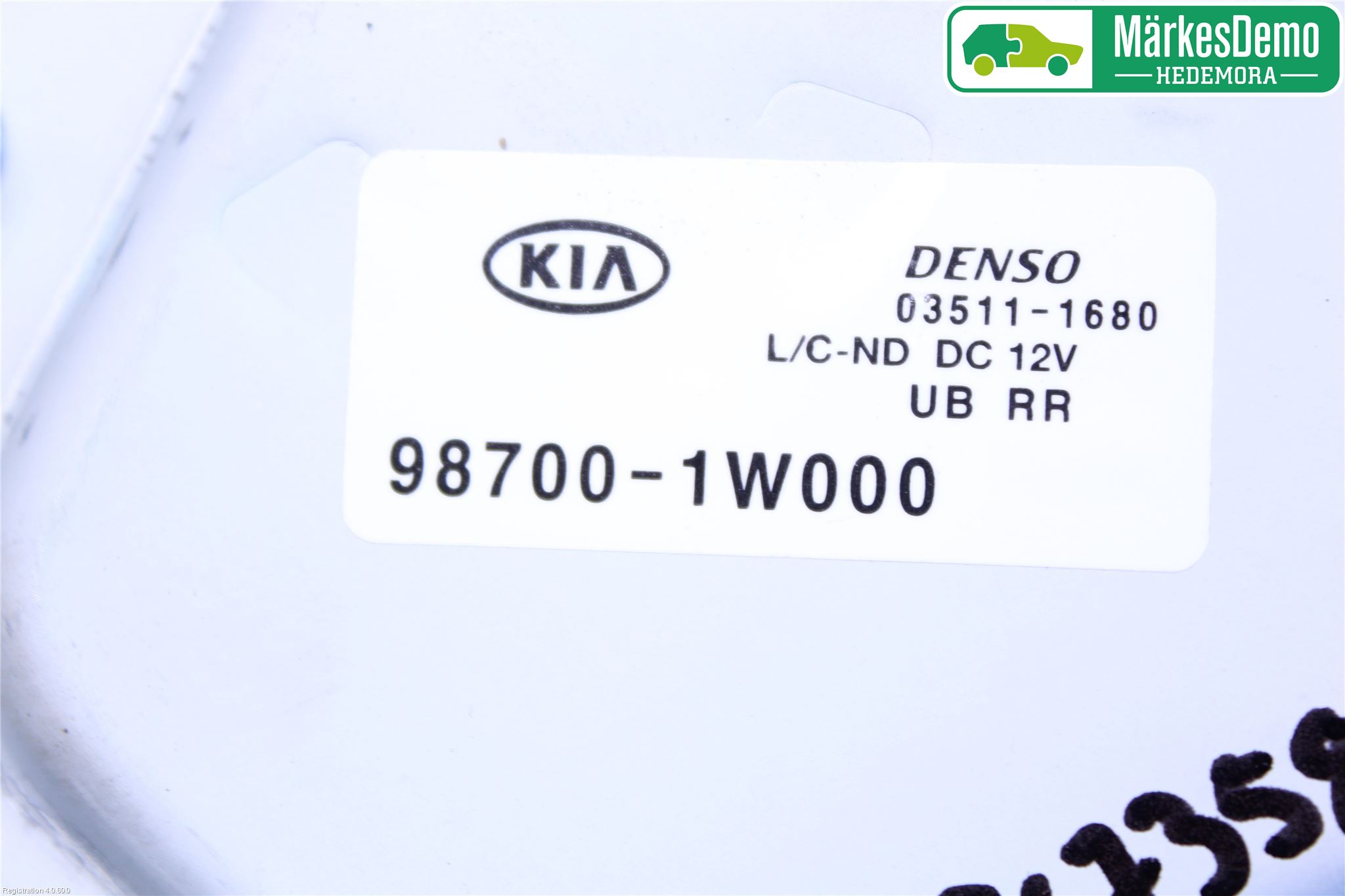 Kia RIO 12-16 Viskermotor Bakluke