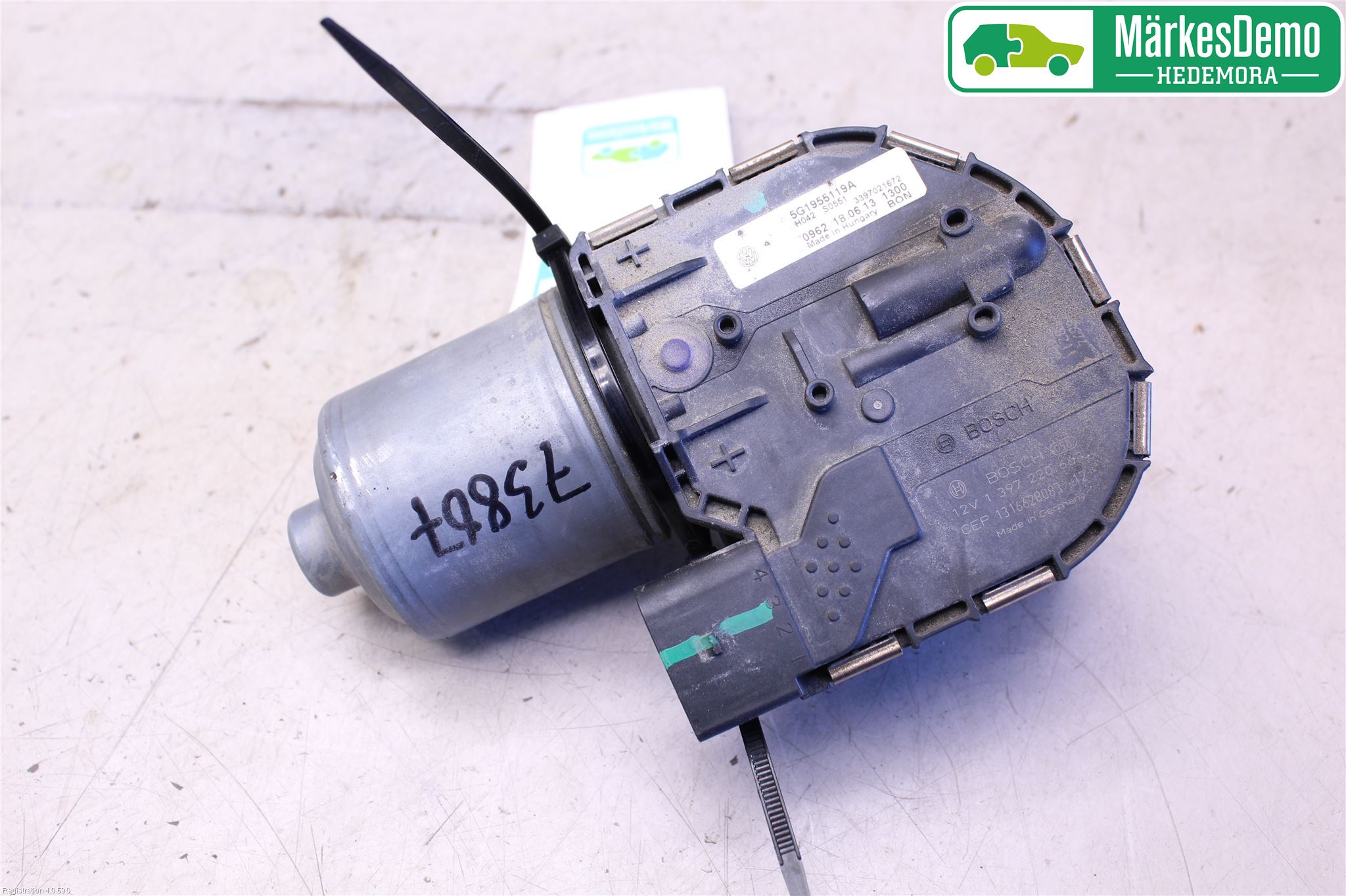 Volkswagen VW GOLF / E-GOLF VII 13-20 Viskermotor Frontrute
