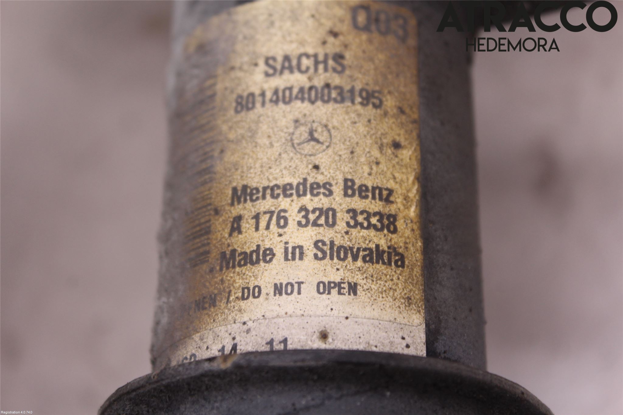 Mercedes-Benz MB A-KLASS (W176) 13-18 Fjærbein Foran Venstre