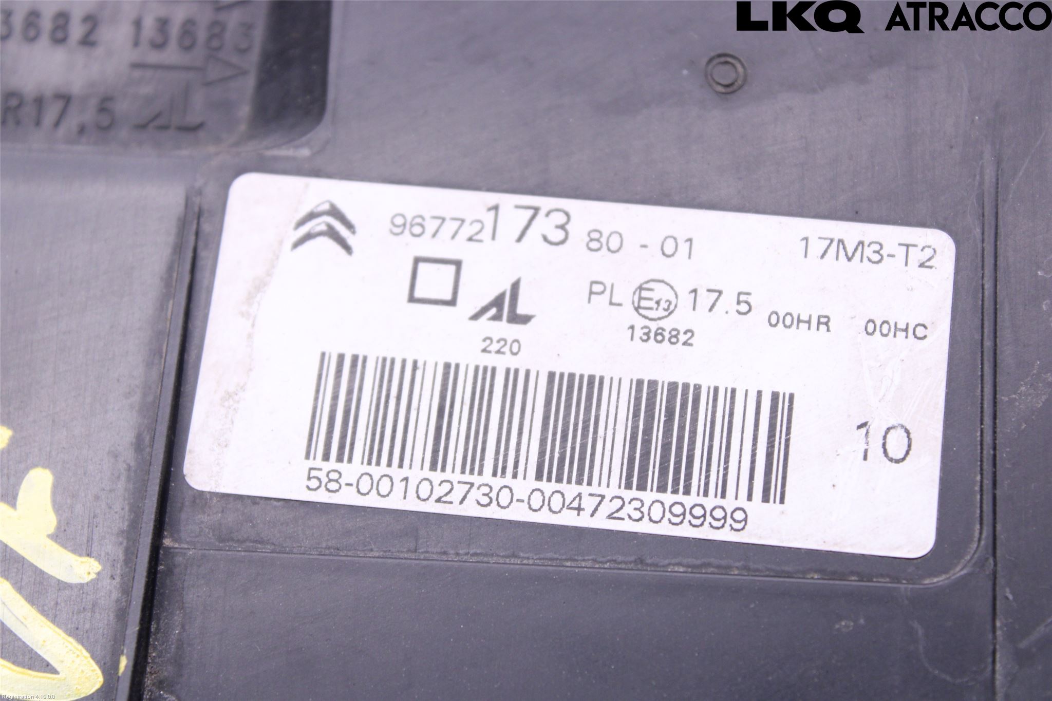 Citroen C4 GRAND PICASSO 14-18 Frontlykt Venstre