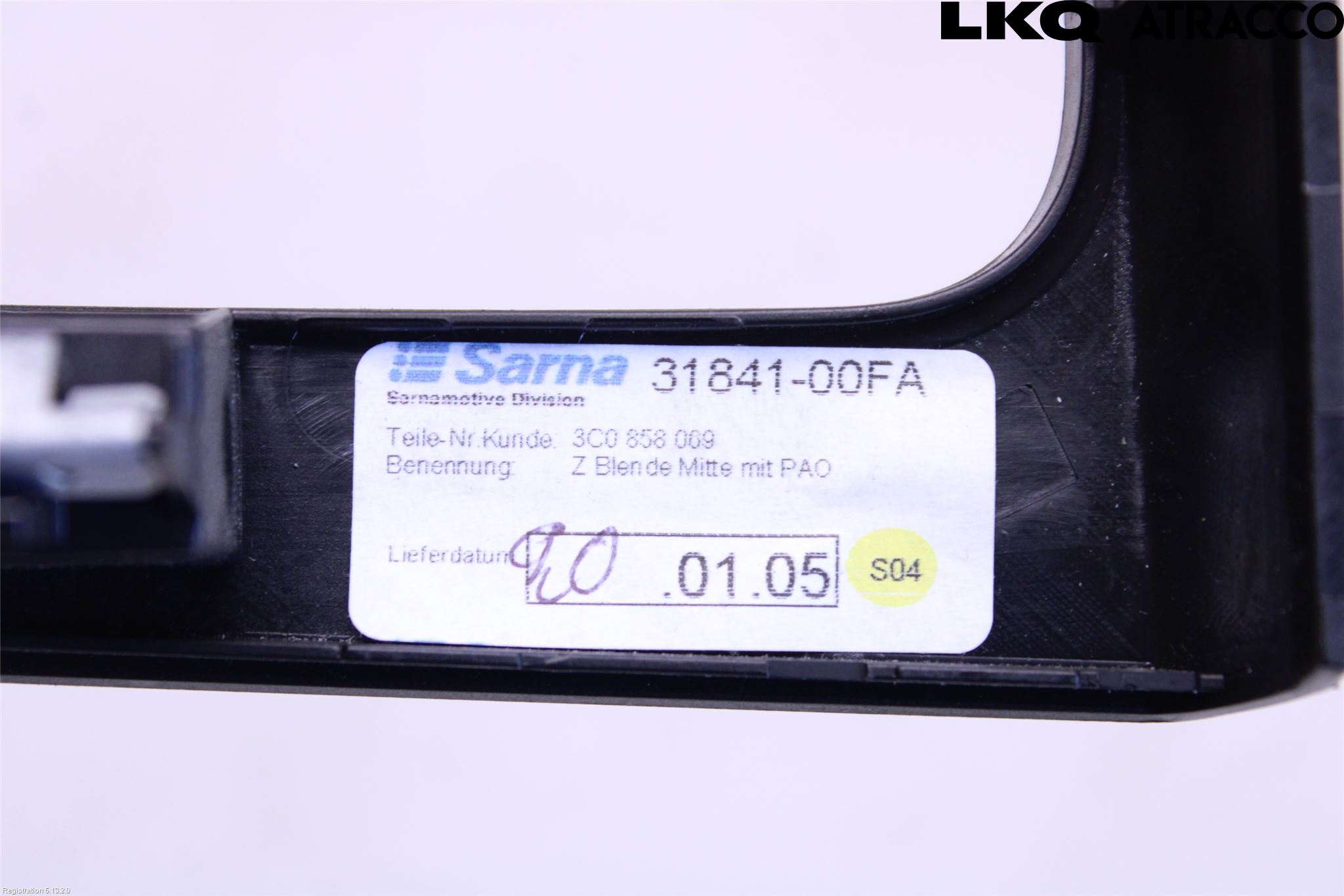 Volkswagen VW PASSAT 05-11 Innr Radio Ramme