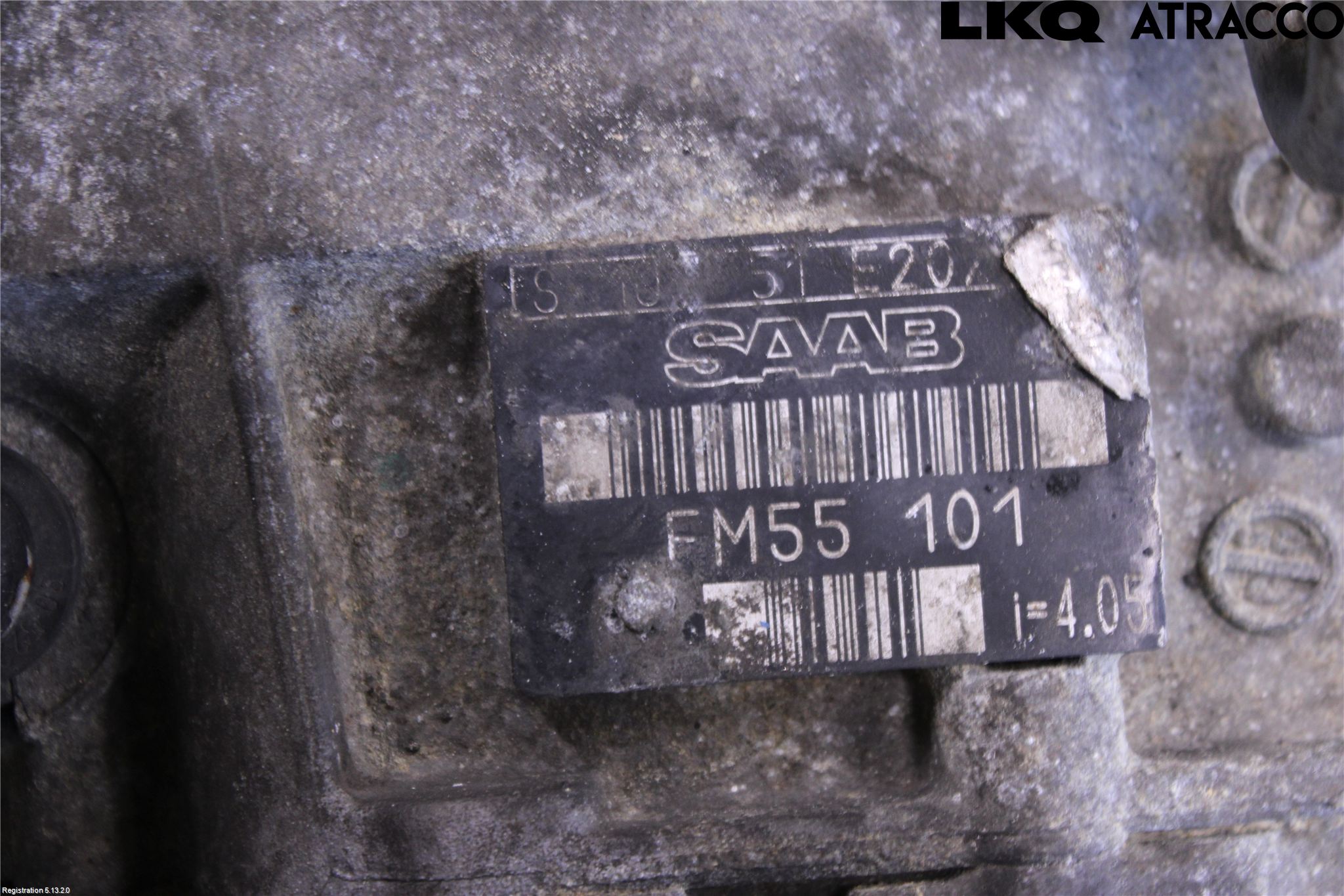 Saab 9-3 VER 2 Gearkasse 5 Trinn