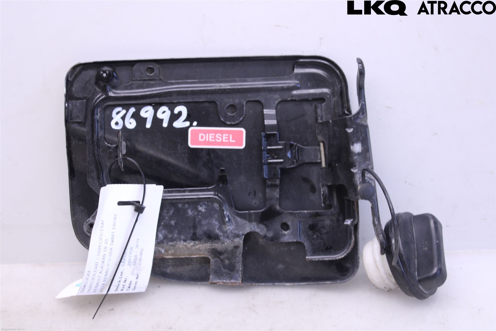 Renault ALASKAN 18-20 Drivstoff Tankluke