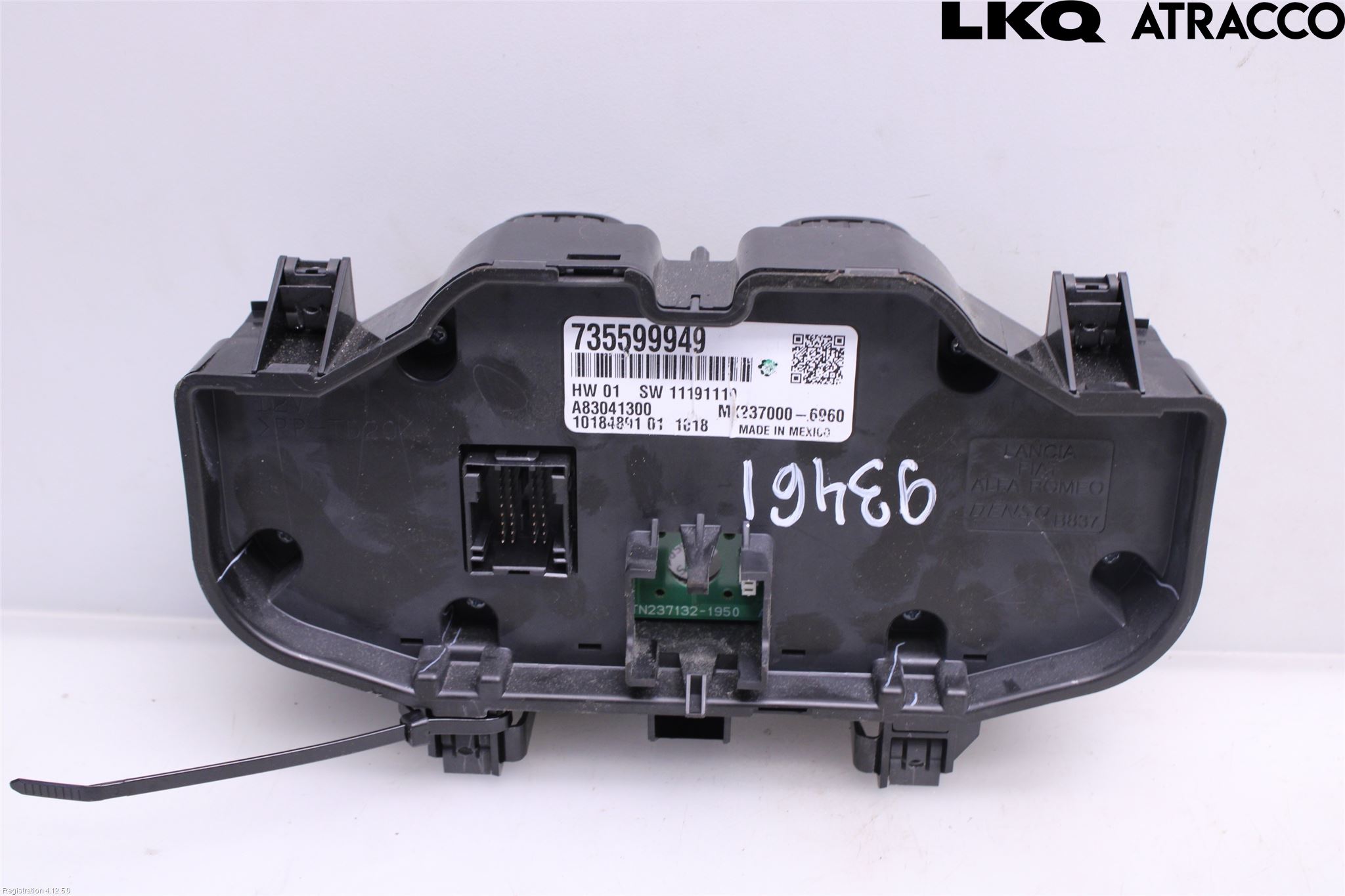 Fiat PANDA 12- Varme Ac Betjening-Display