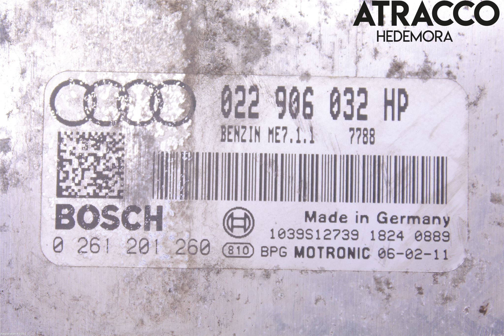 Audi A3/S3 05-13 Styreenhet Innsprøytning