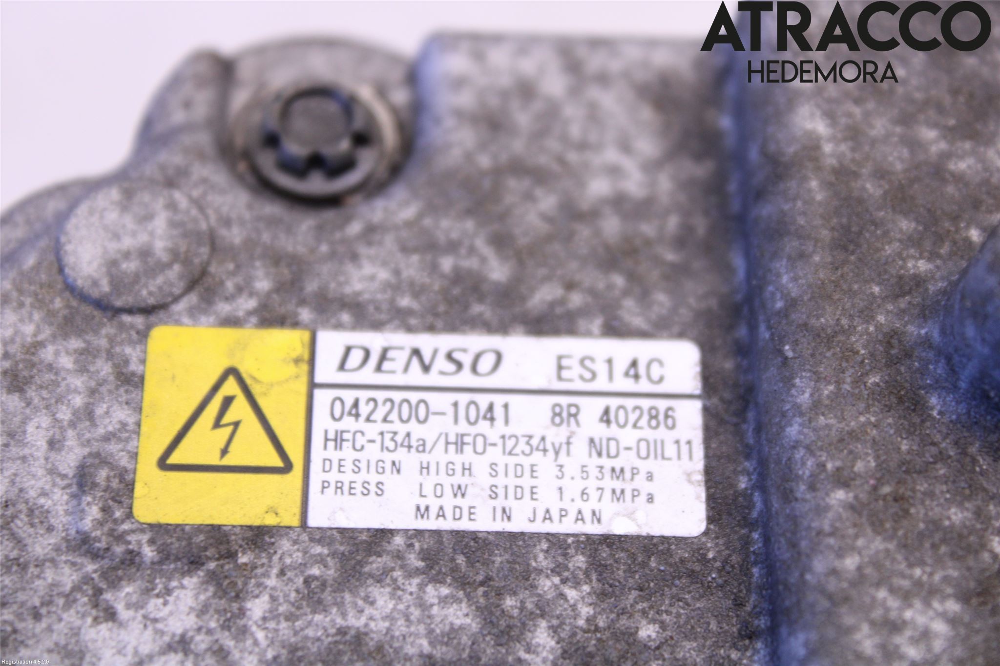 Toyota YARIS XP130 15-20 Varme Ac Kompressor